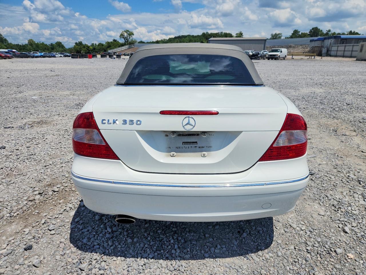 2006 Mercedes-benz Clk 350 Белый vin: WDBTK56G06T056860
