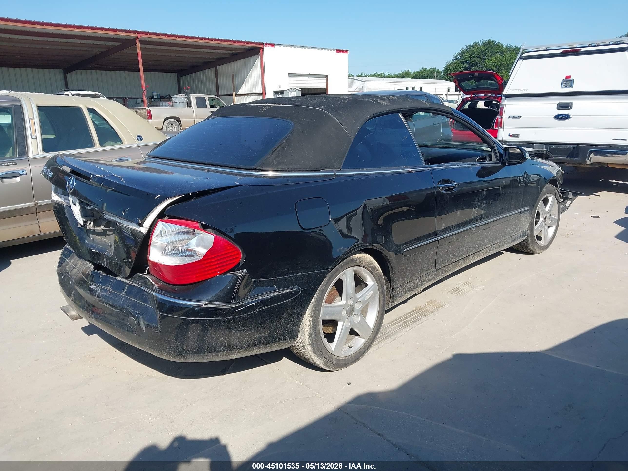 2006 Mercedes-benz Clk 350   Black vin: WDBTK56G06T061489