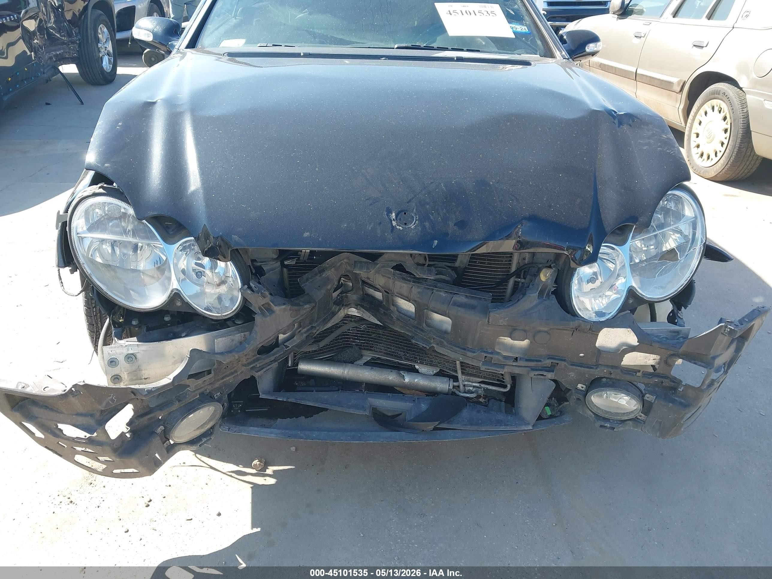 2006 Mercedes-benz Clk 350   Black vin: WDBTK56G06T061489