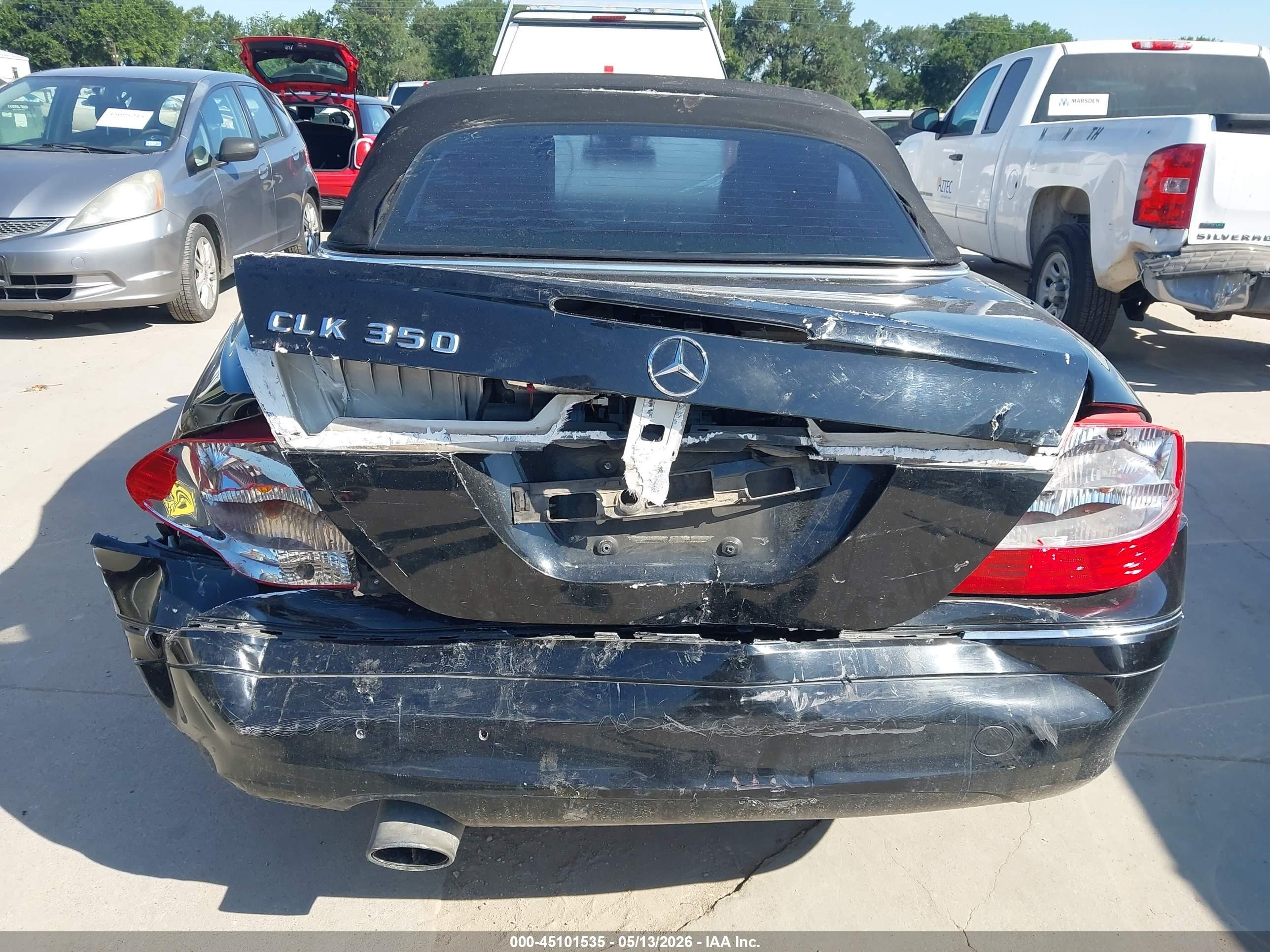 2006 Mercedes-benz Clk 350   Black vin: WDBTK56G06T061489