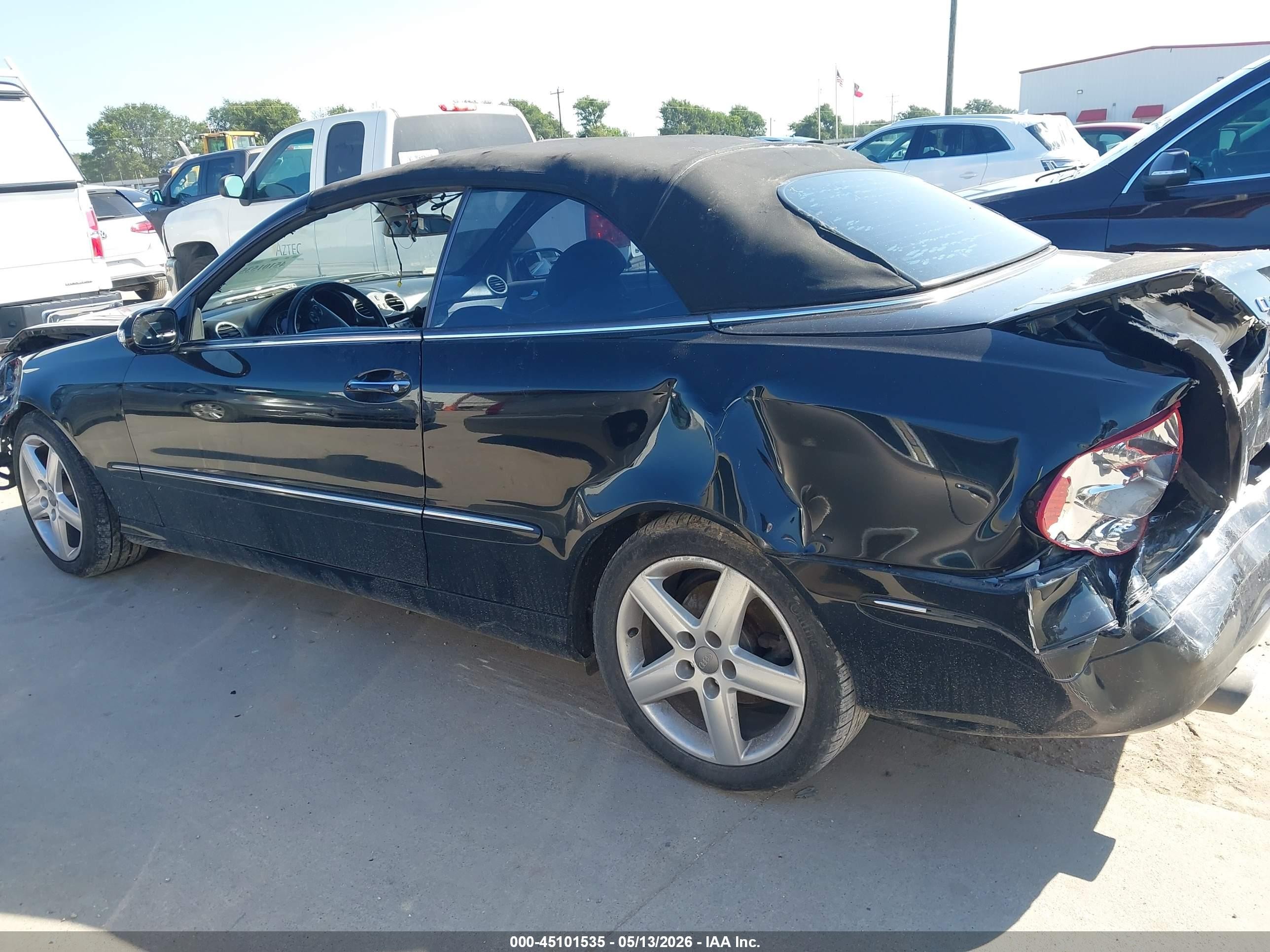 2006 Mercedes-benz Clk 350   Black vin: WDBTK56G06T061489
