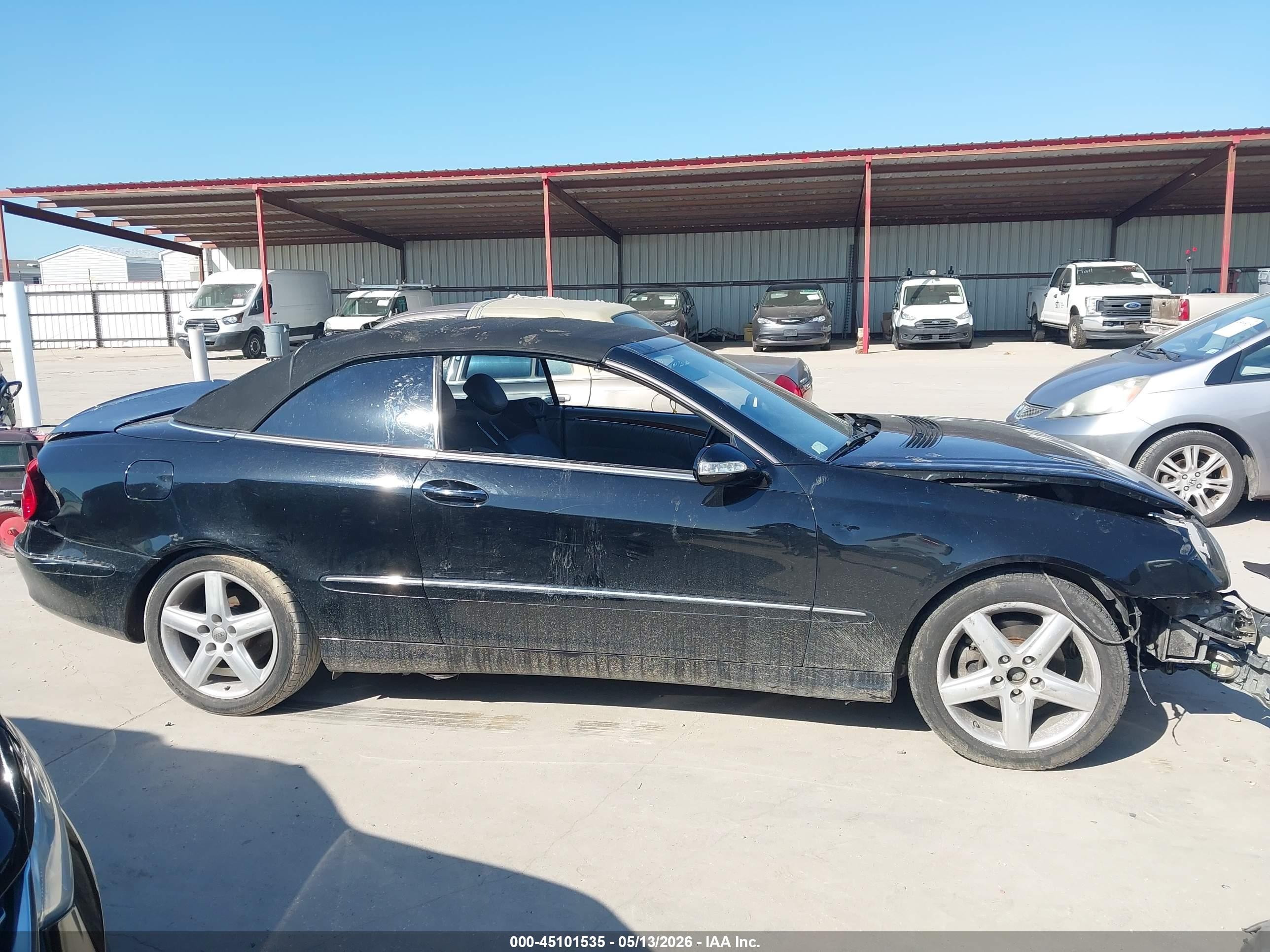 2006 Mercedes-benz Clk 350   Black vin: WDBTK56G06T061489
