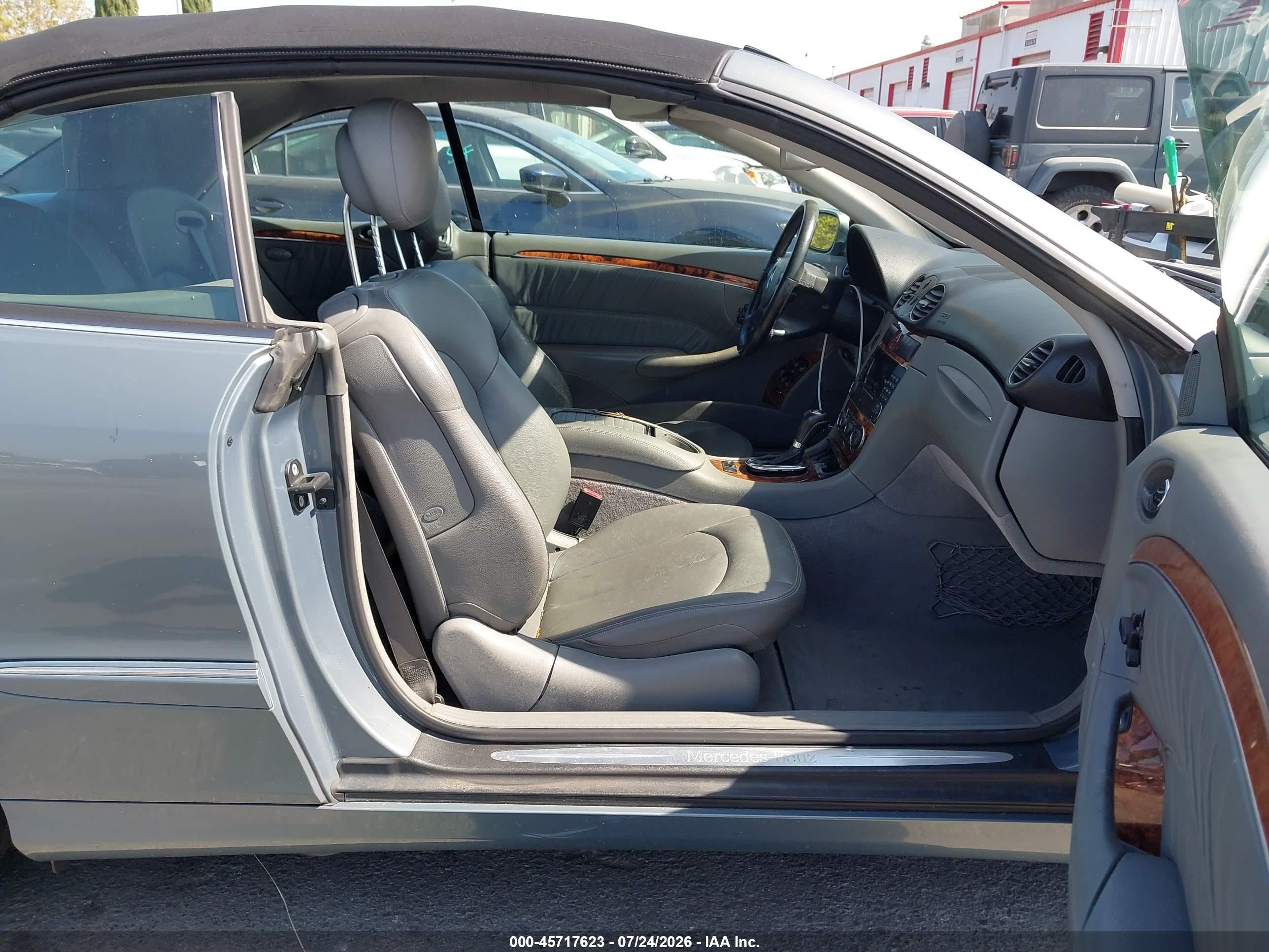 2006 Mercedes-benz Clk 350 Light Blue vin: WDBTK56G06T064411