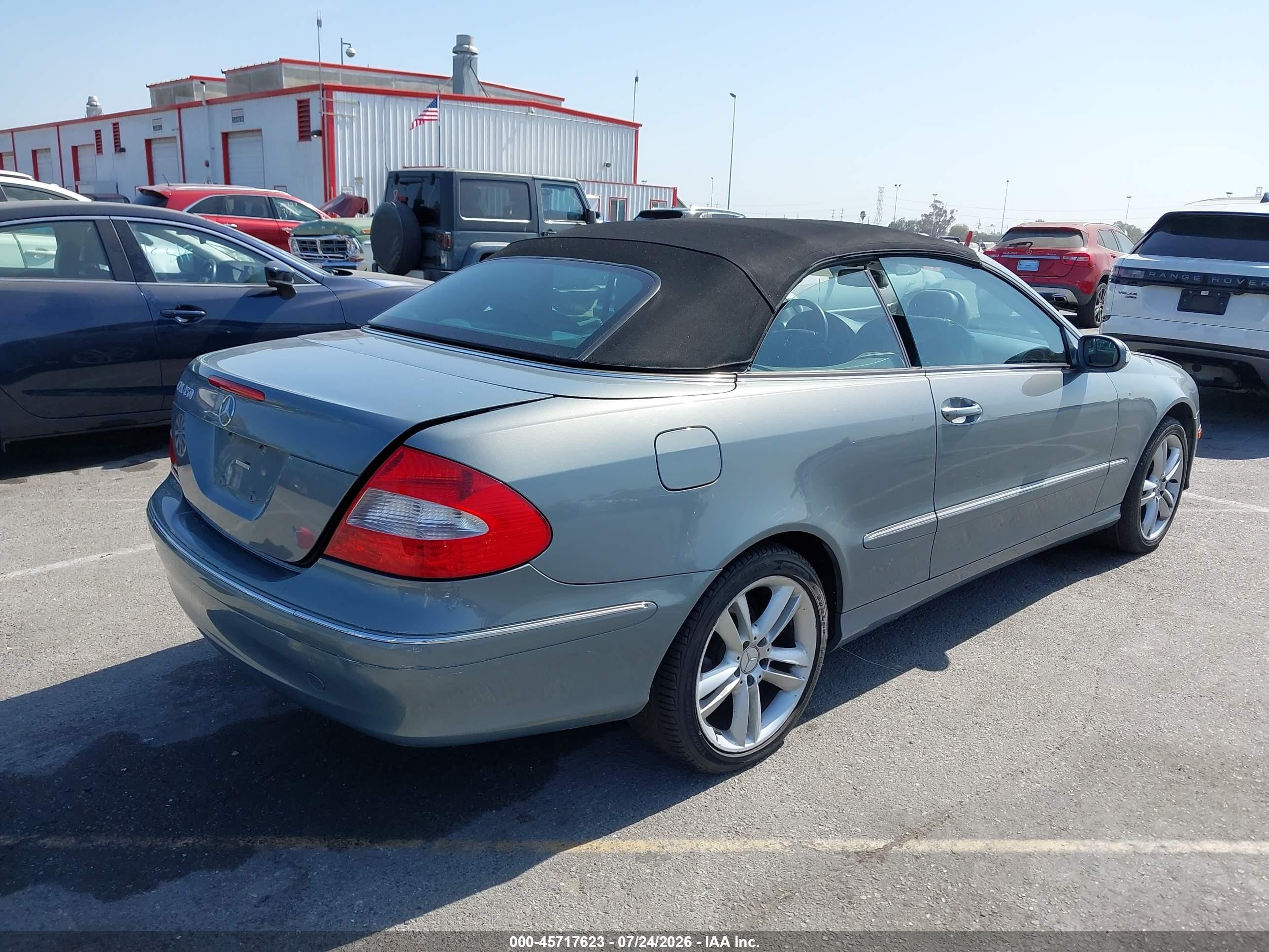 2006 Mercedes-benz Clk 350 Light Blue vin: WDBTK56G06T064411