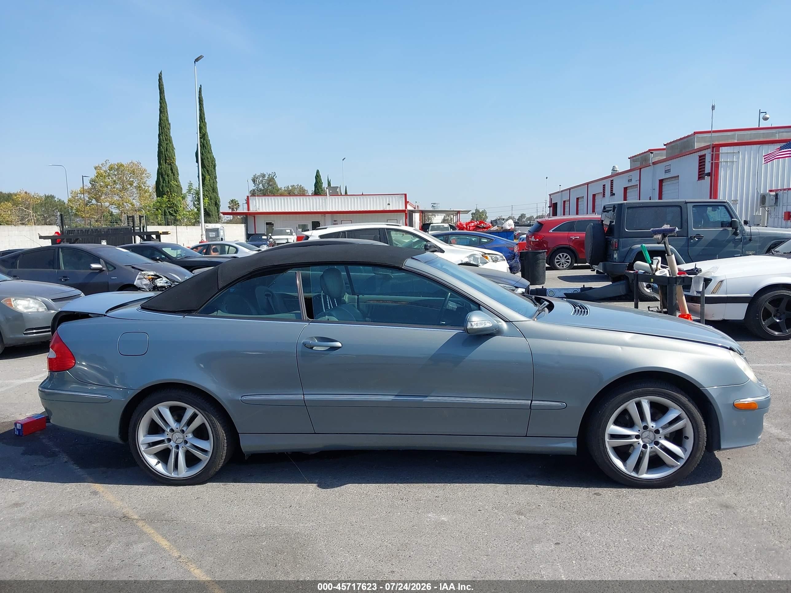 2006 Mercedes-benz Clk 350 Light Blue vin: WDBTK56G06T064411