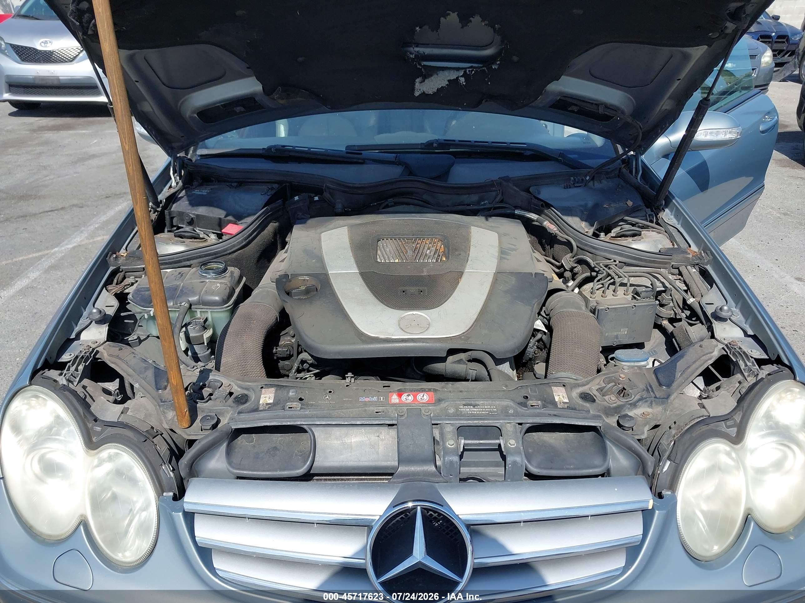 2006 Mercedes-benz Clk 350 Light Blue vin: WDBTK56G06T064411