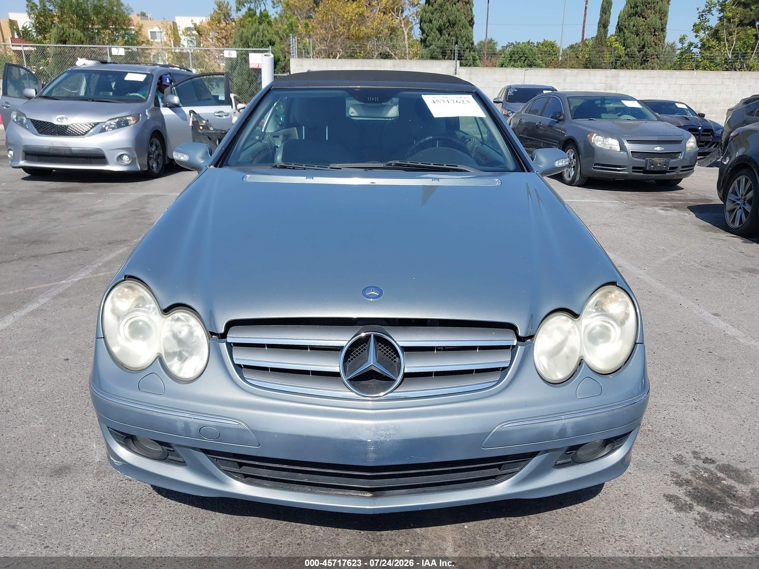 2006 Mercedes-benz Clk 350 Light Blue vin: WDBTK56G06T064411