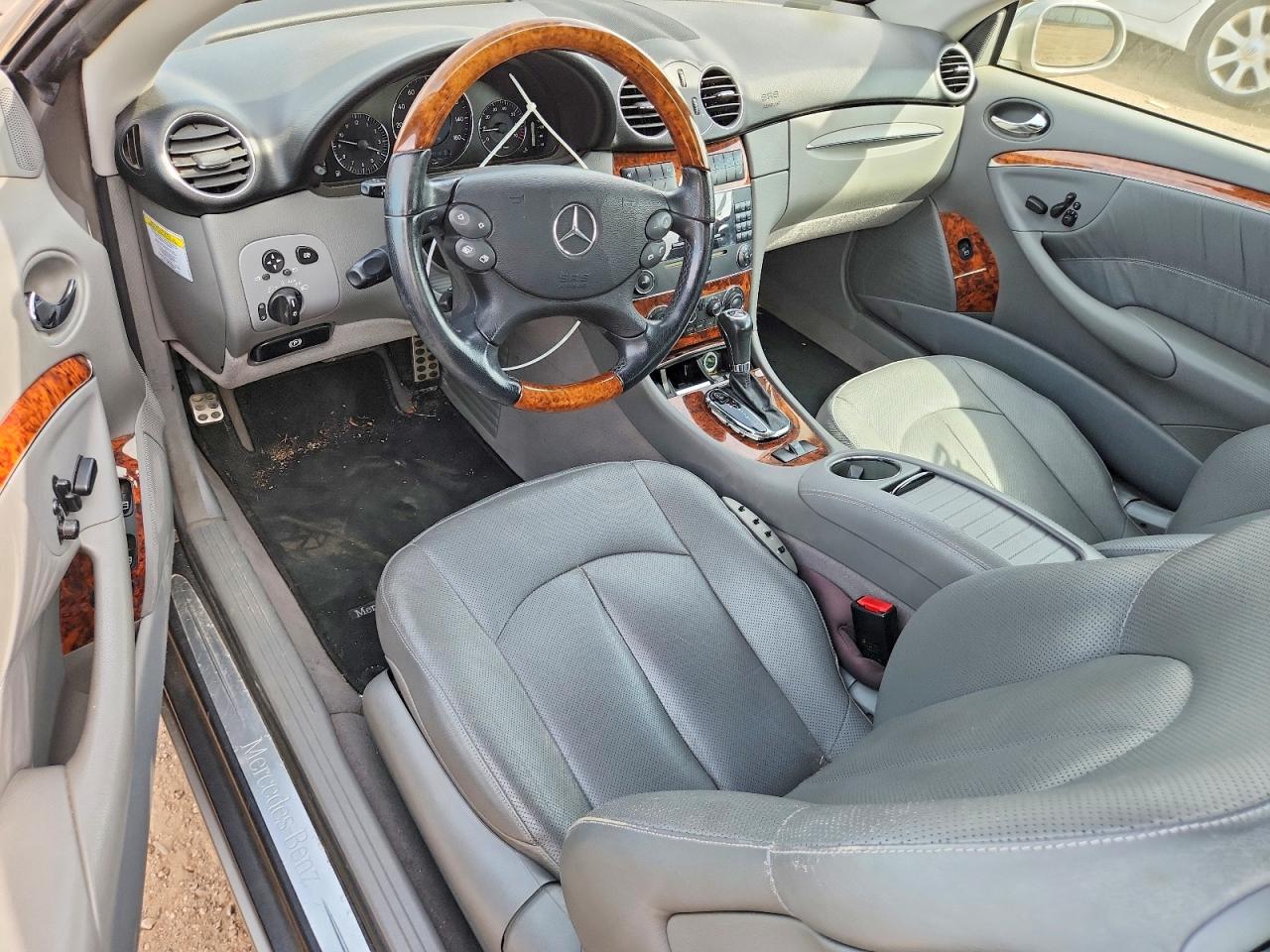 2006 Mercedes-benz Clk 350 Silver vin: WDBTK56G26T068542