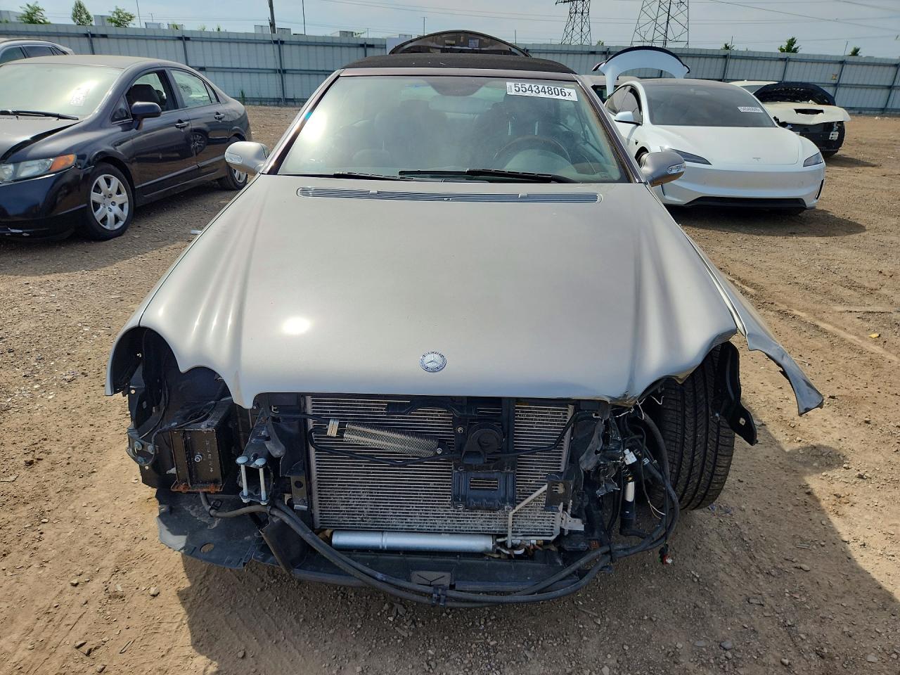 2006 Mercedes-benz Clk 350 Silver vin: WDBTK56G26T068542