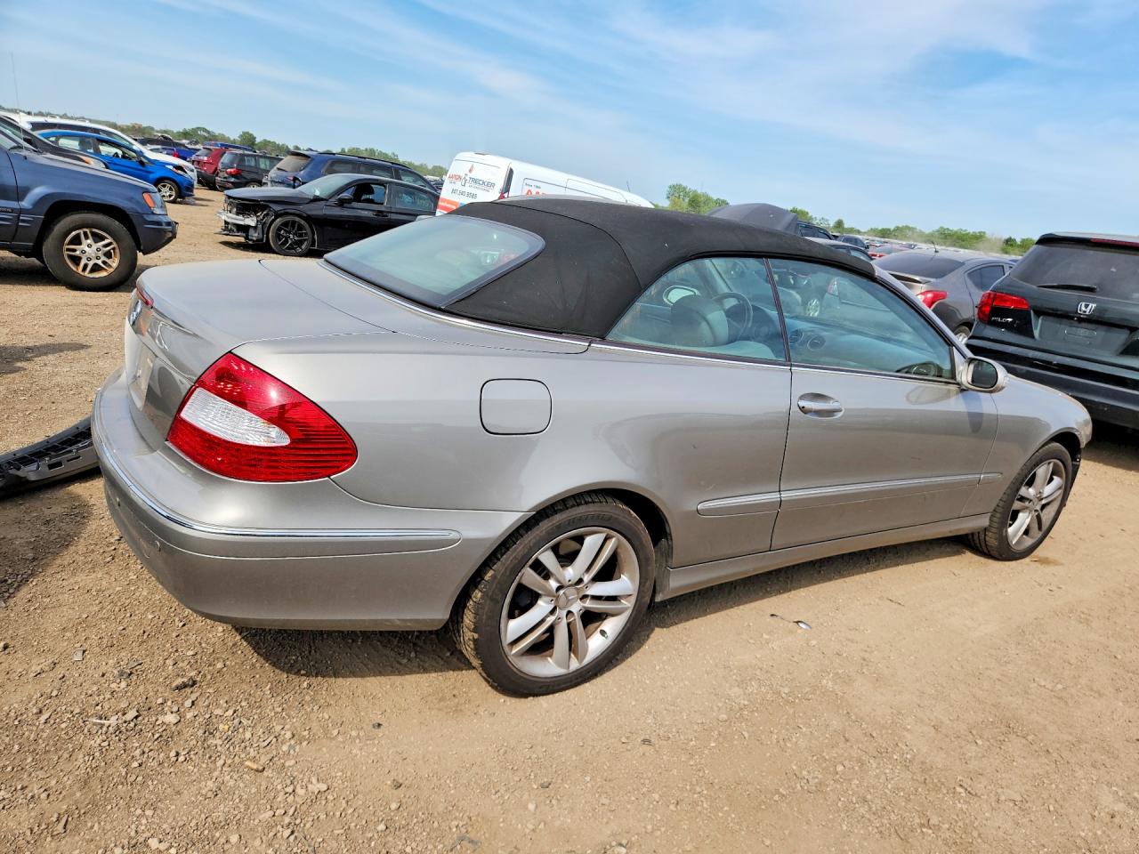 2006 Mercedes-benz Clk 350 Silver vin: WDBTK56G26T068542
