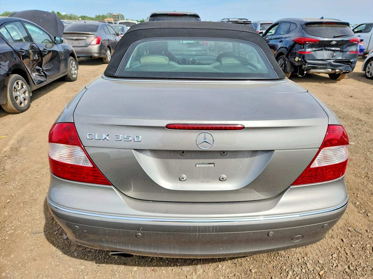 2006 Mercedes-benz Clk 350 Silver vin: WDBTK56G26T068542