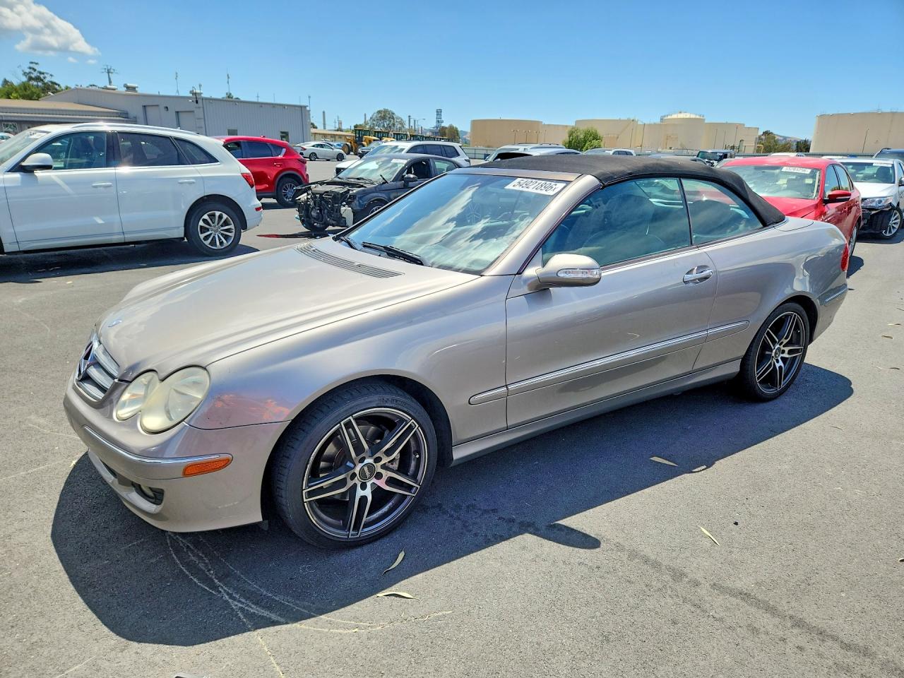 2006 Mercedes-benz Clk 350 Silver vin: WDBTK56G36T064144