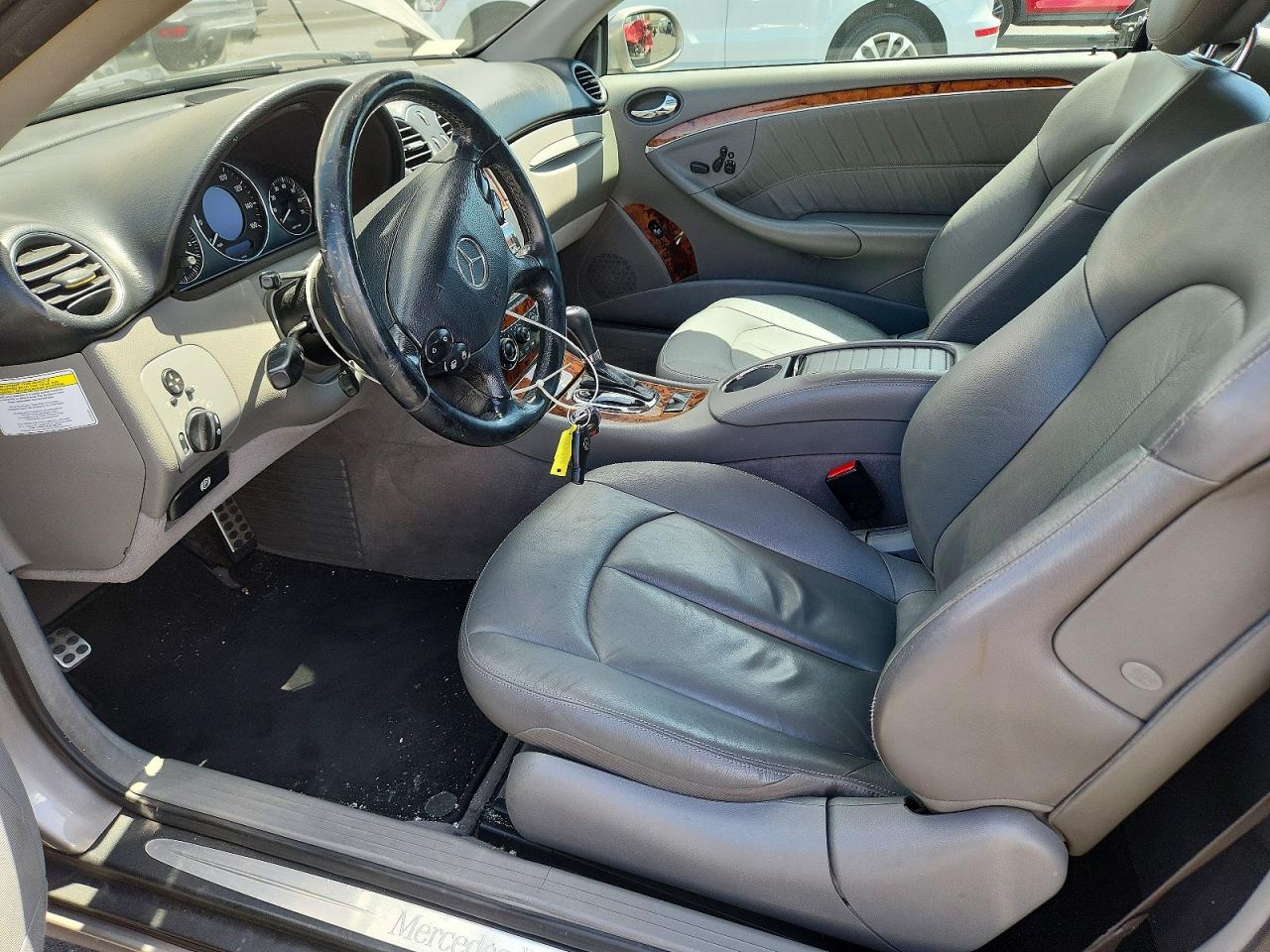 2006 Mercedes-benz Clk 350 Silver vin: WDBTK56G36T064144