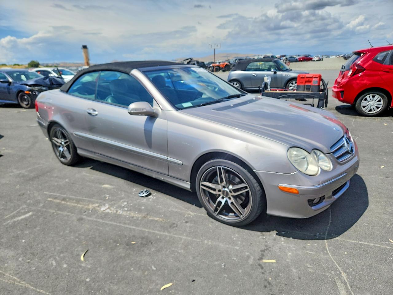 2006 Mercedes-benz Clk 350 Silver vin: WDBTK56G36T064144