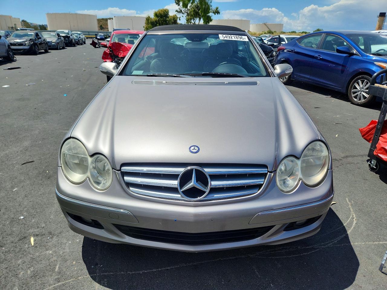 2006 Mercedes-benz Clk 350 Silver vin: WDBTK56G36T064144