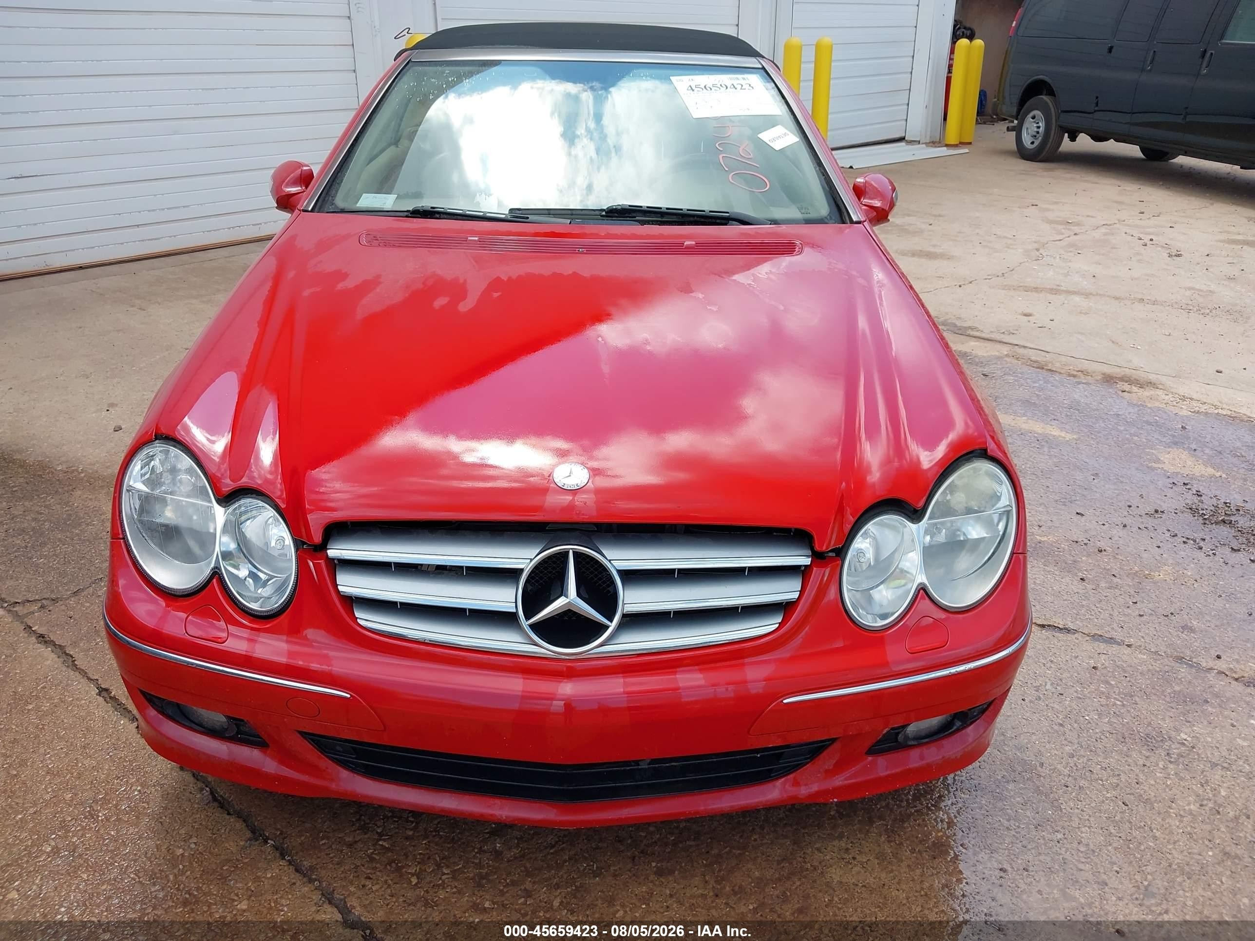 2006 Mercedes-benz Clk 350   Red vin: WDBTK56G46T072494