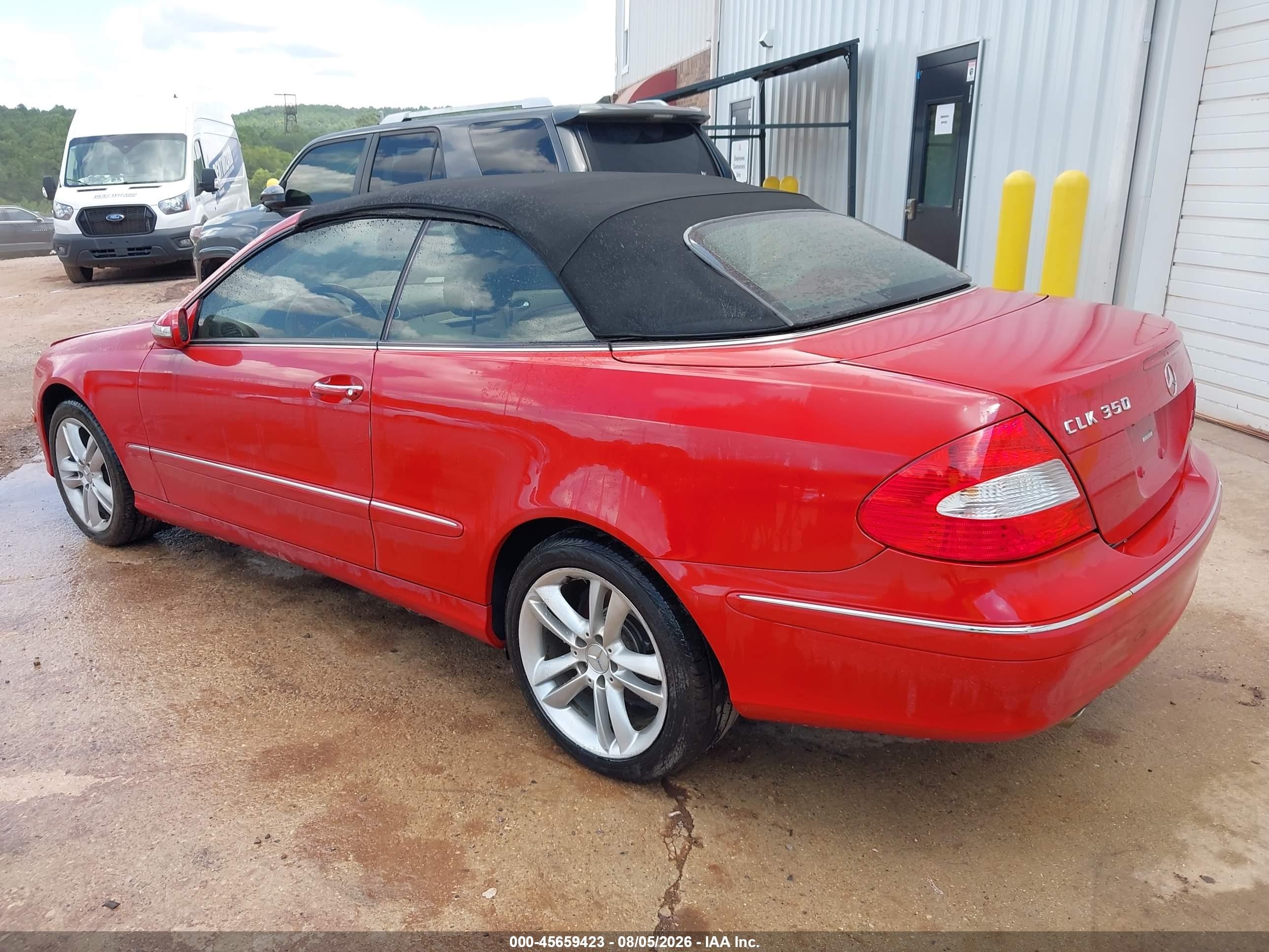 2006 Mercedes-benz Clk 350   Red vin: WDBTK56G46T072494