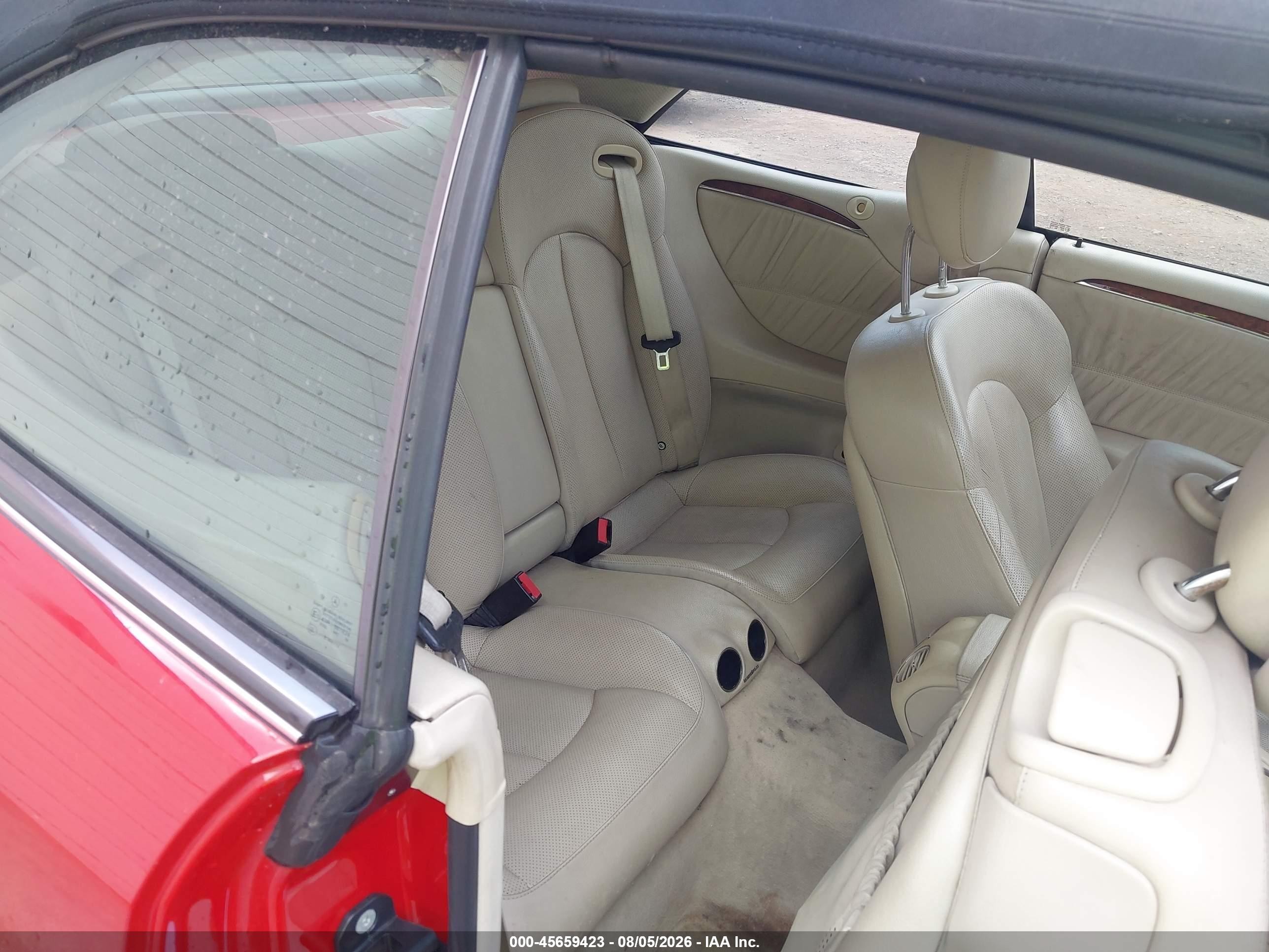 2006 Mercedes-benz Clk 350   Red vin: WDBTK56G46T072494