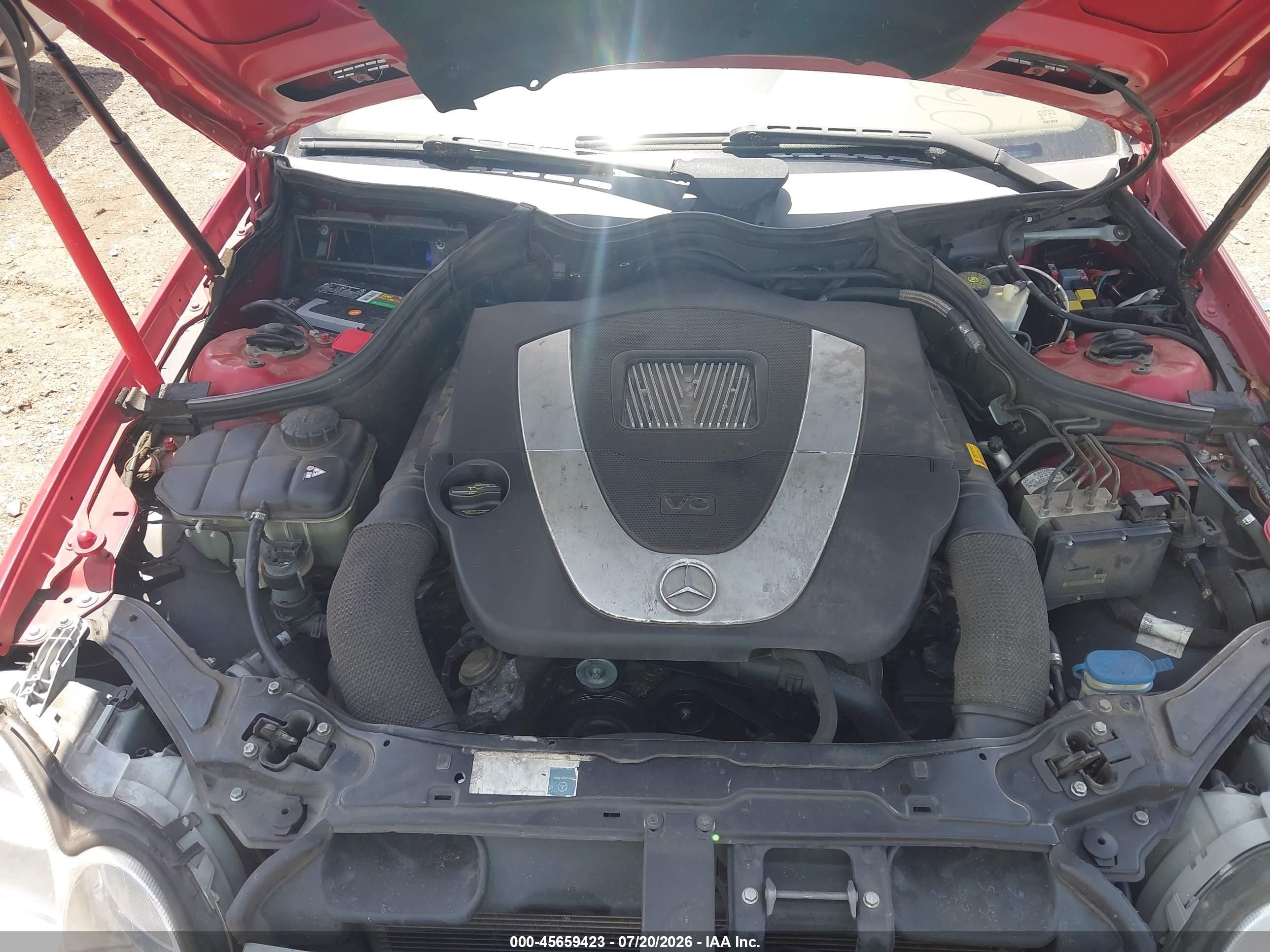 2006 Mercedes-benz Clk 350   Red vin: WDBTK56G46T072494