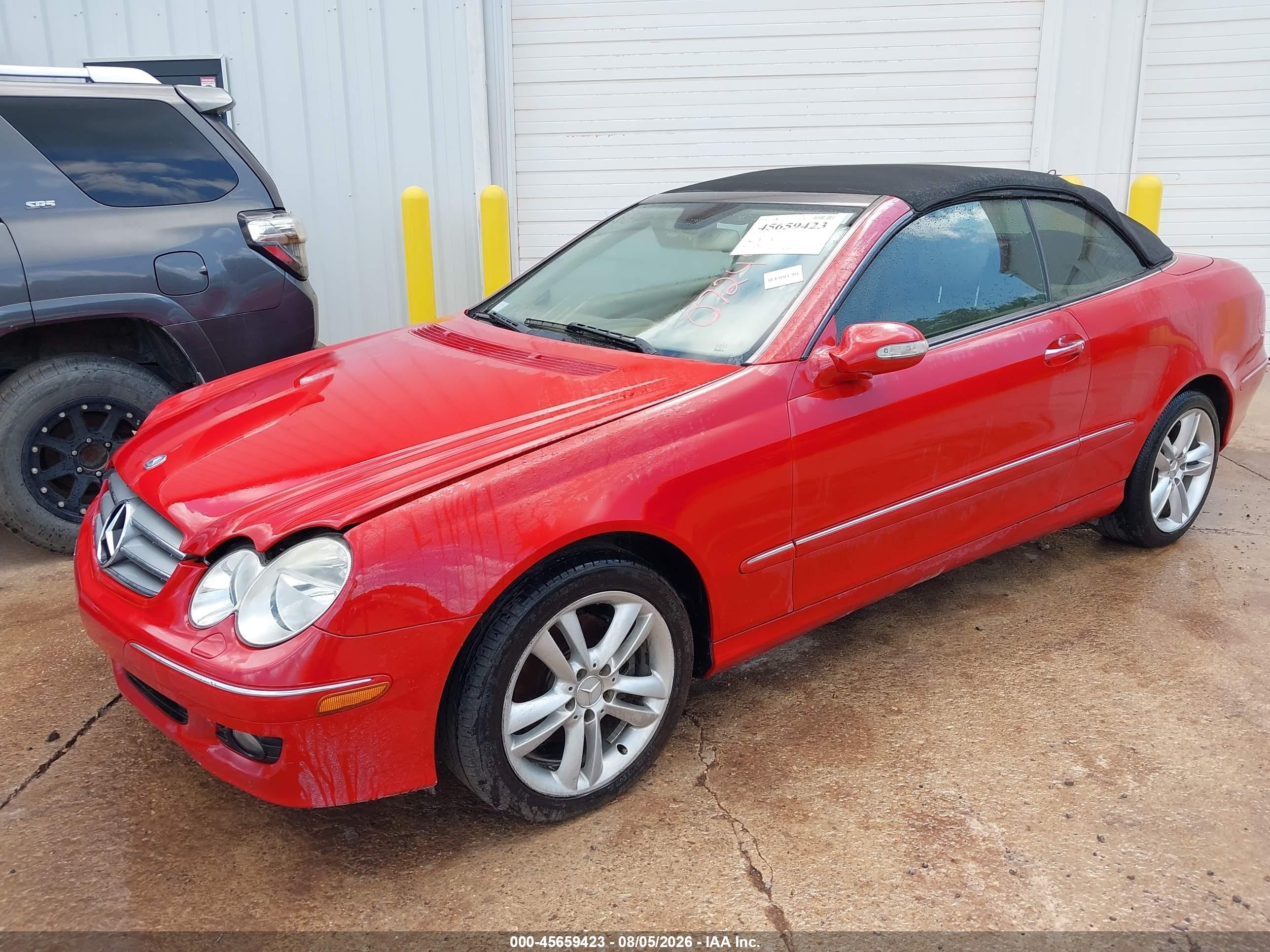 2006 Mercedes-benz Clk 350   Red vin: WDBTK56G46T072494