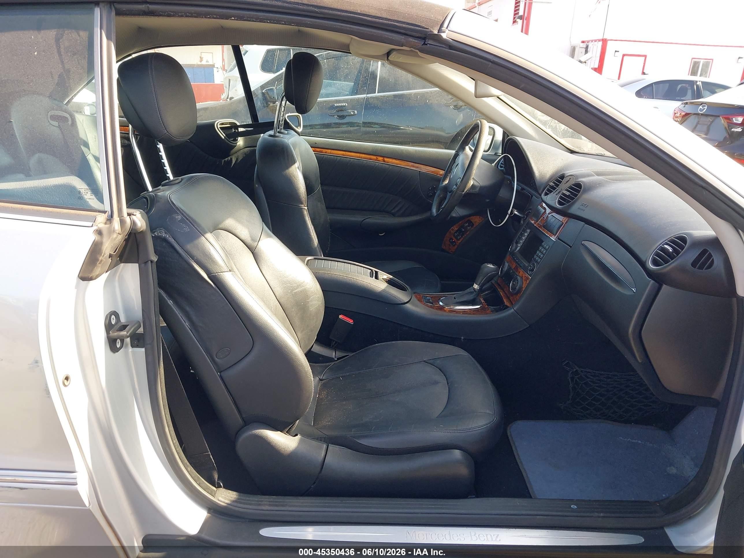 2007 Mercedes-benz Clk 350 Silver vin: WDBTK56G57F208681