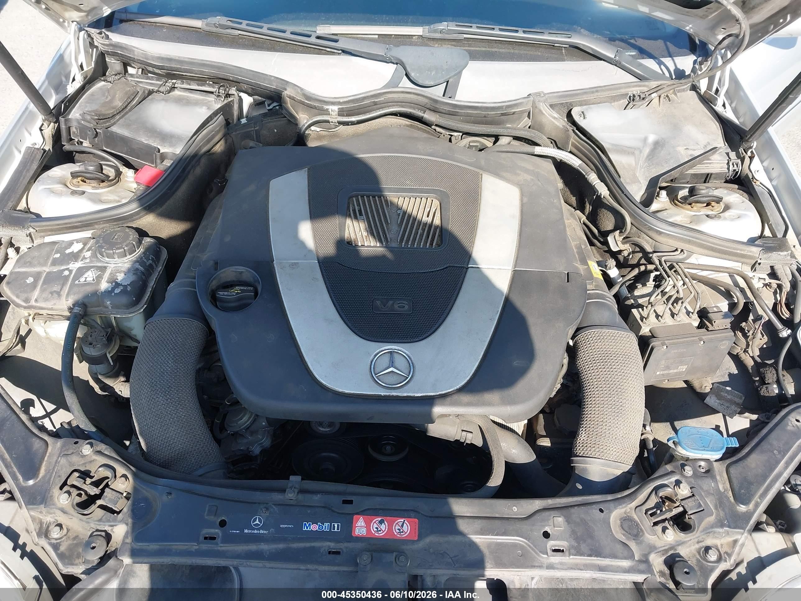 2007 Mercedes-benz Clk 350 Silver vin: WDBTK56G57F208681