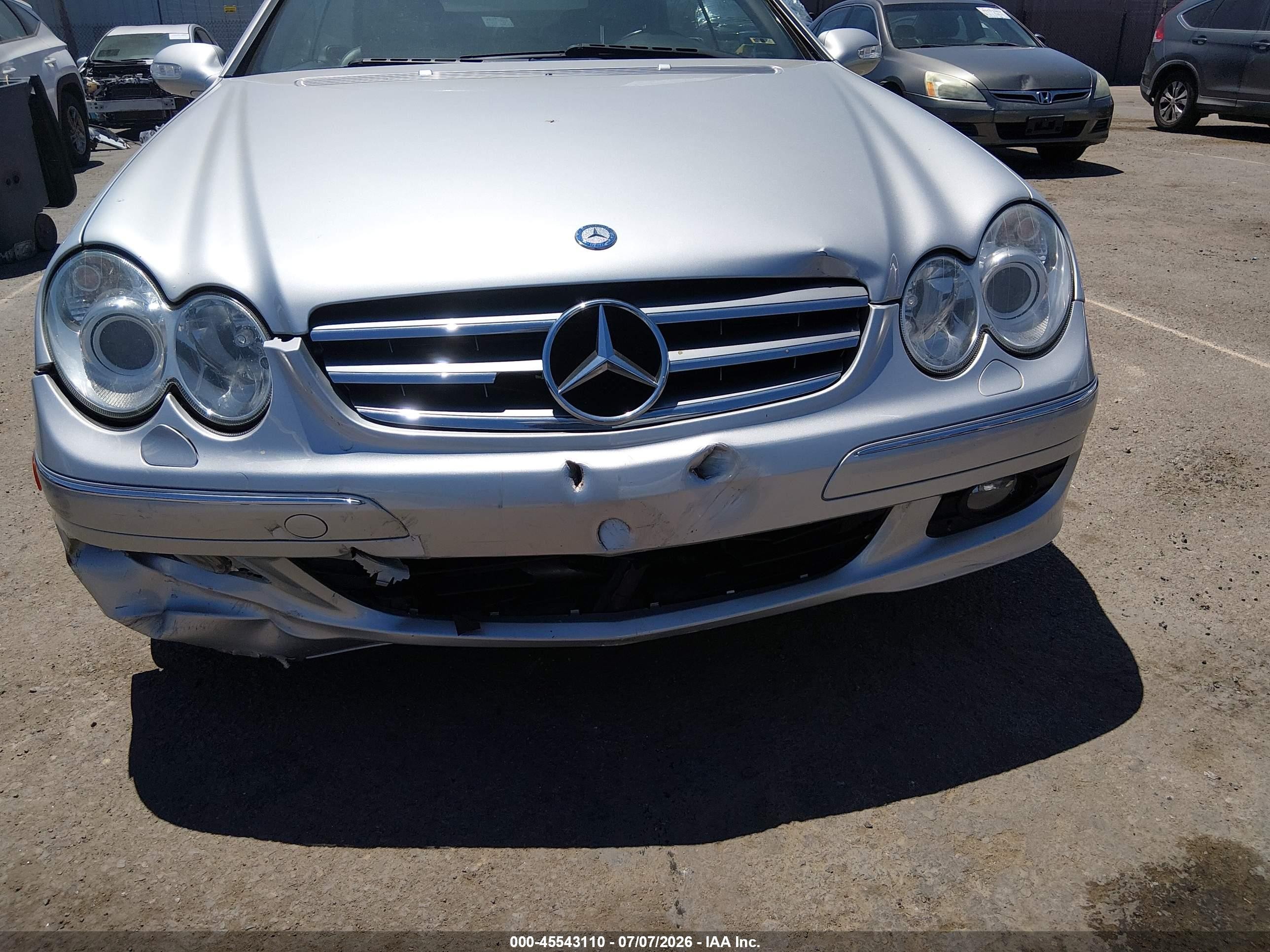 2006 Mercedes-benz Clk 350   Silver vin: WDBTK56G66T056118