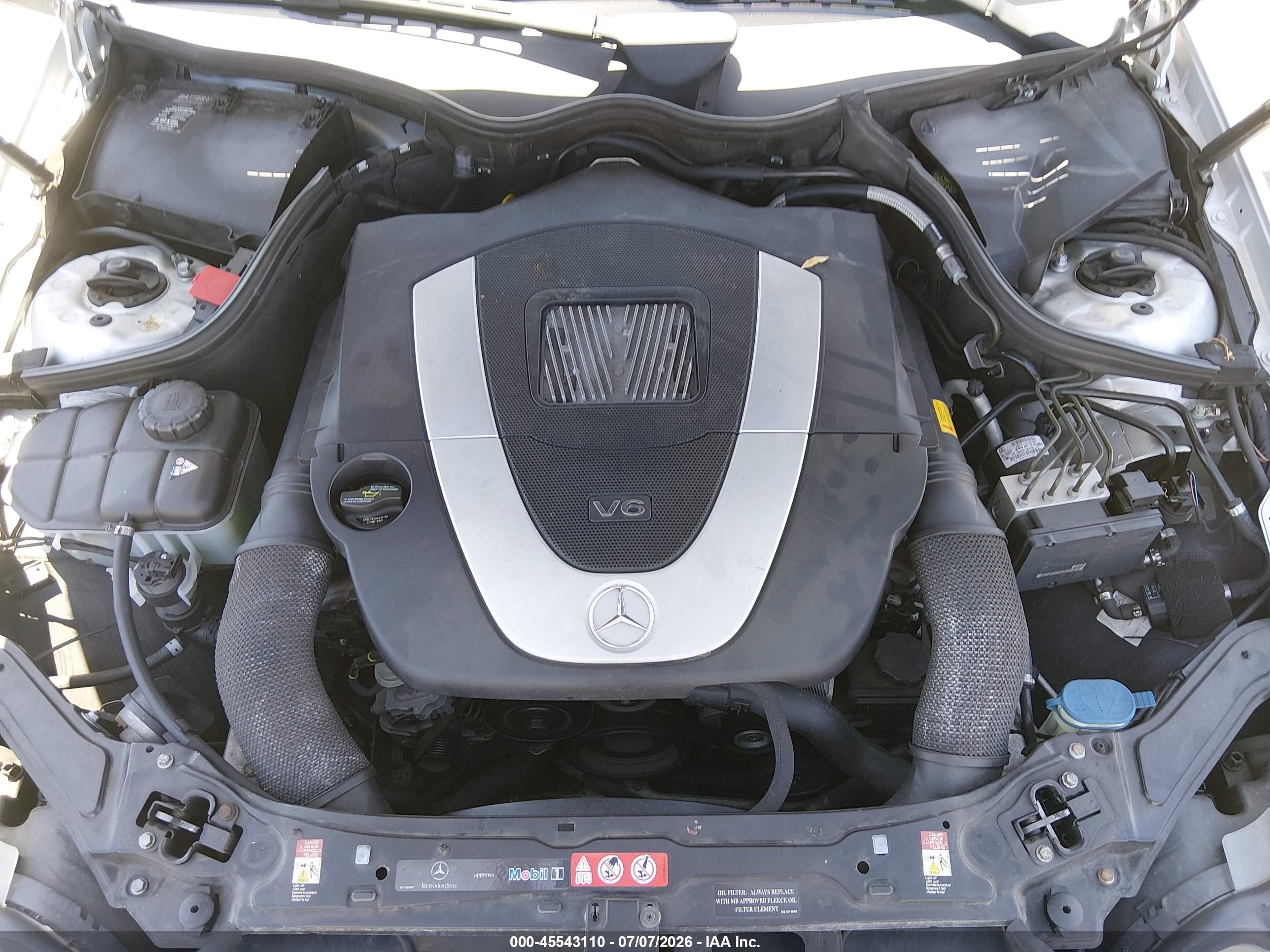 2006 Mercedes-benz Clk 350   Silver vin: WDBTK56G66T056118