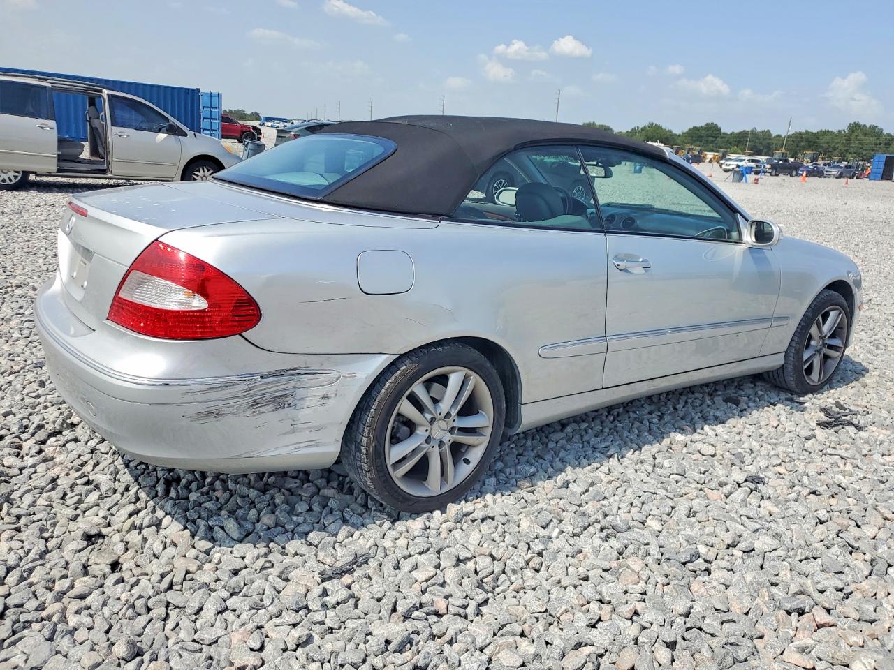 2006 Mercedes-benz Clk 350 Silver vin: WDBTK56G76T066799