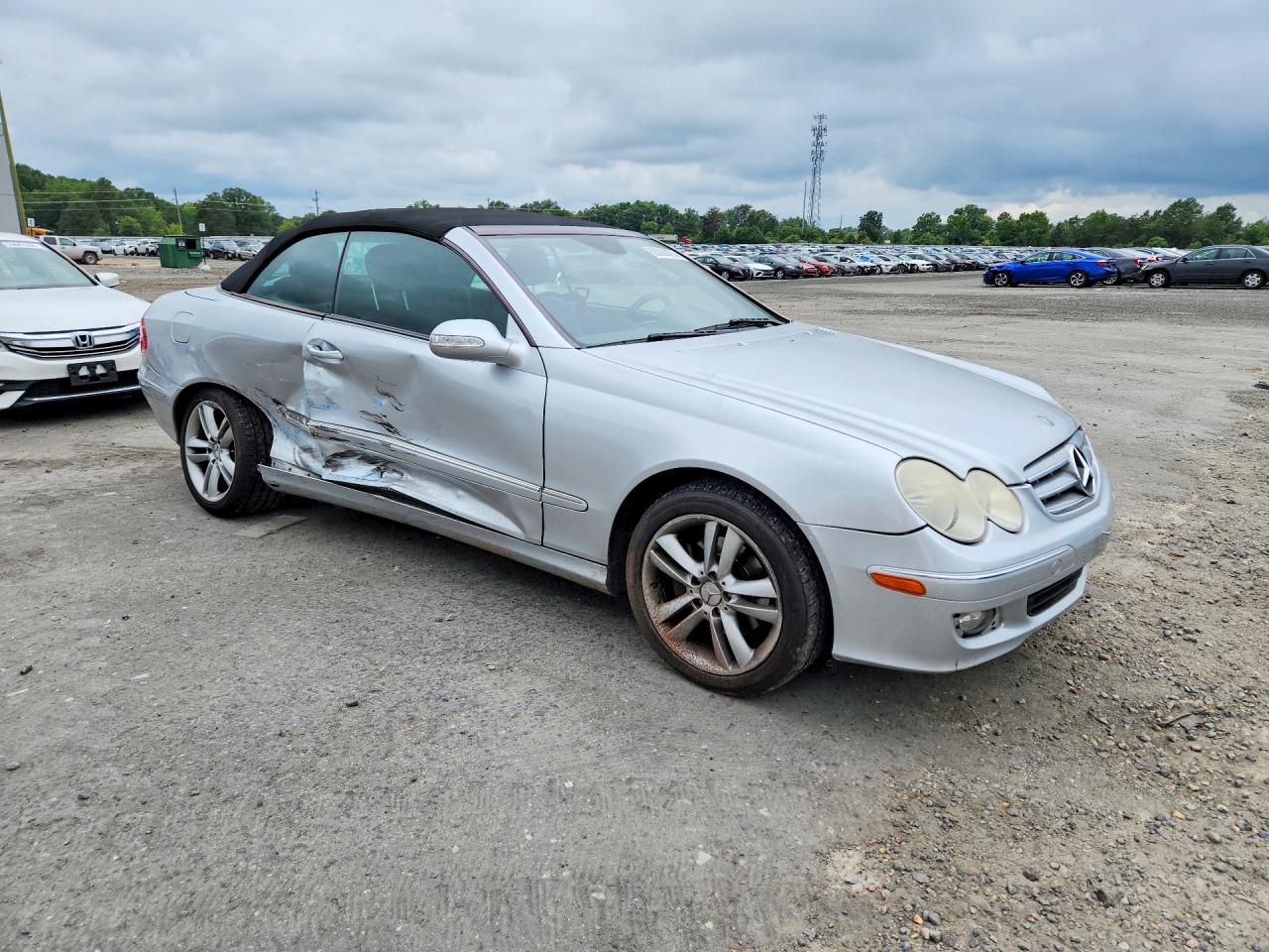 2006 Mercedes-benz Clk 350 Silver vin: WDBTK56G96T064679