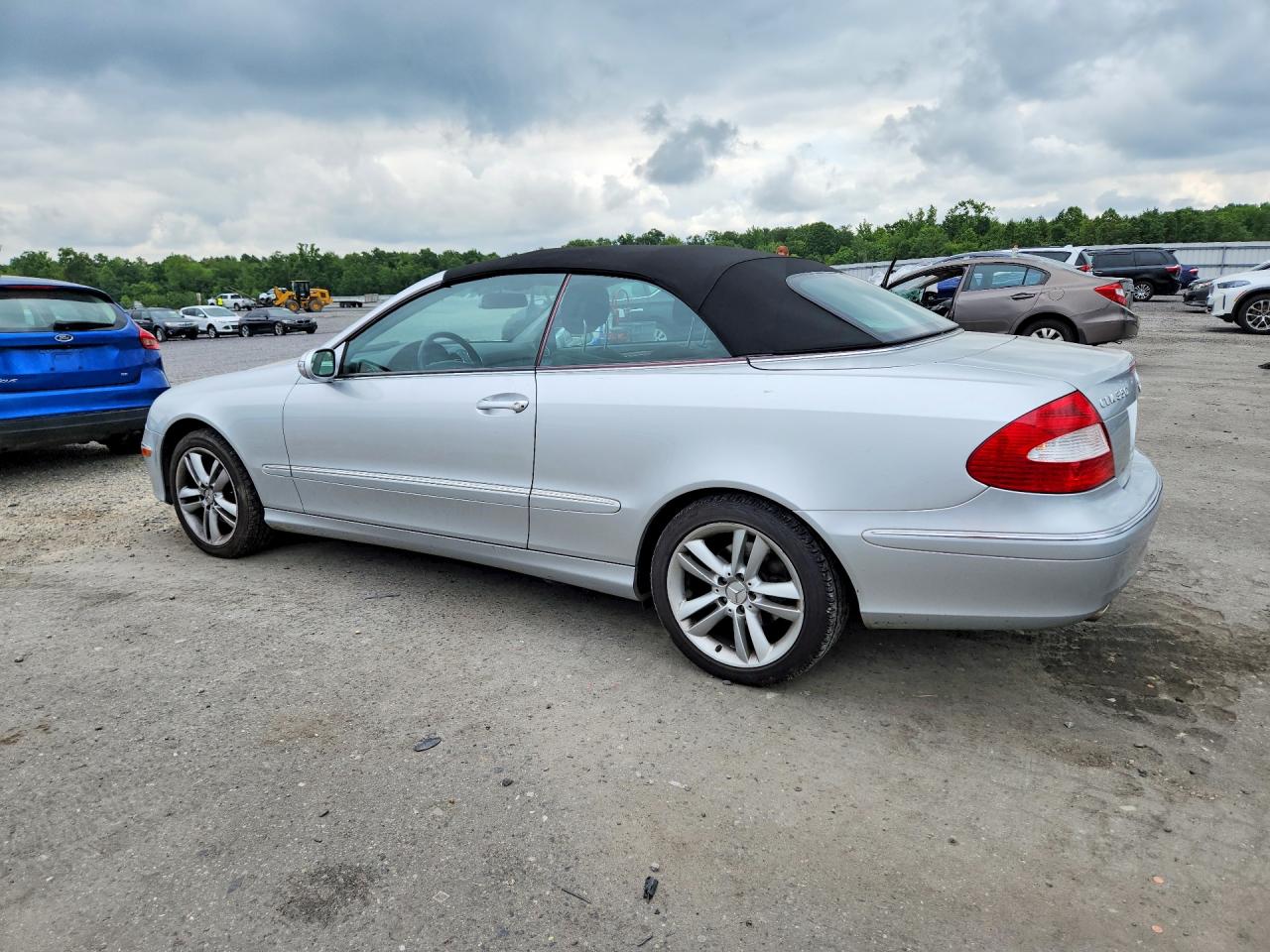 2006 Mercedes-benz Clk 350 Silver vin: WDBTK56G96T064679