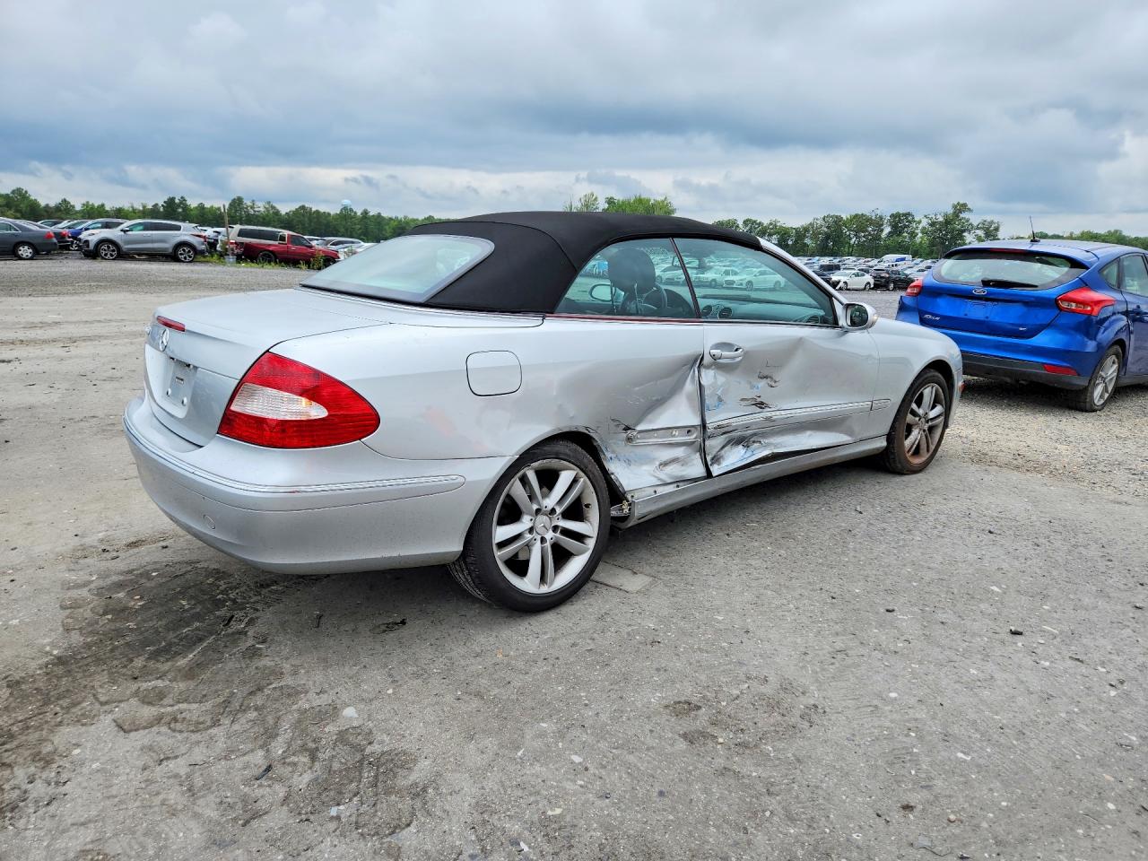 2006 Mercedes-benz Clk 350 Silver vin: WDBTK56G96T064679