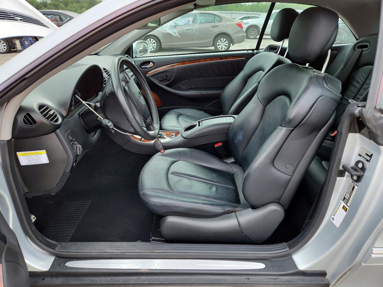 2006 Mercedes-benz Clk 350 Silver vin: WDBTK56G96T064679
