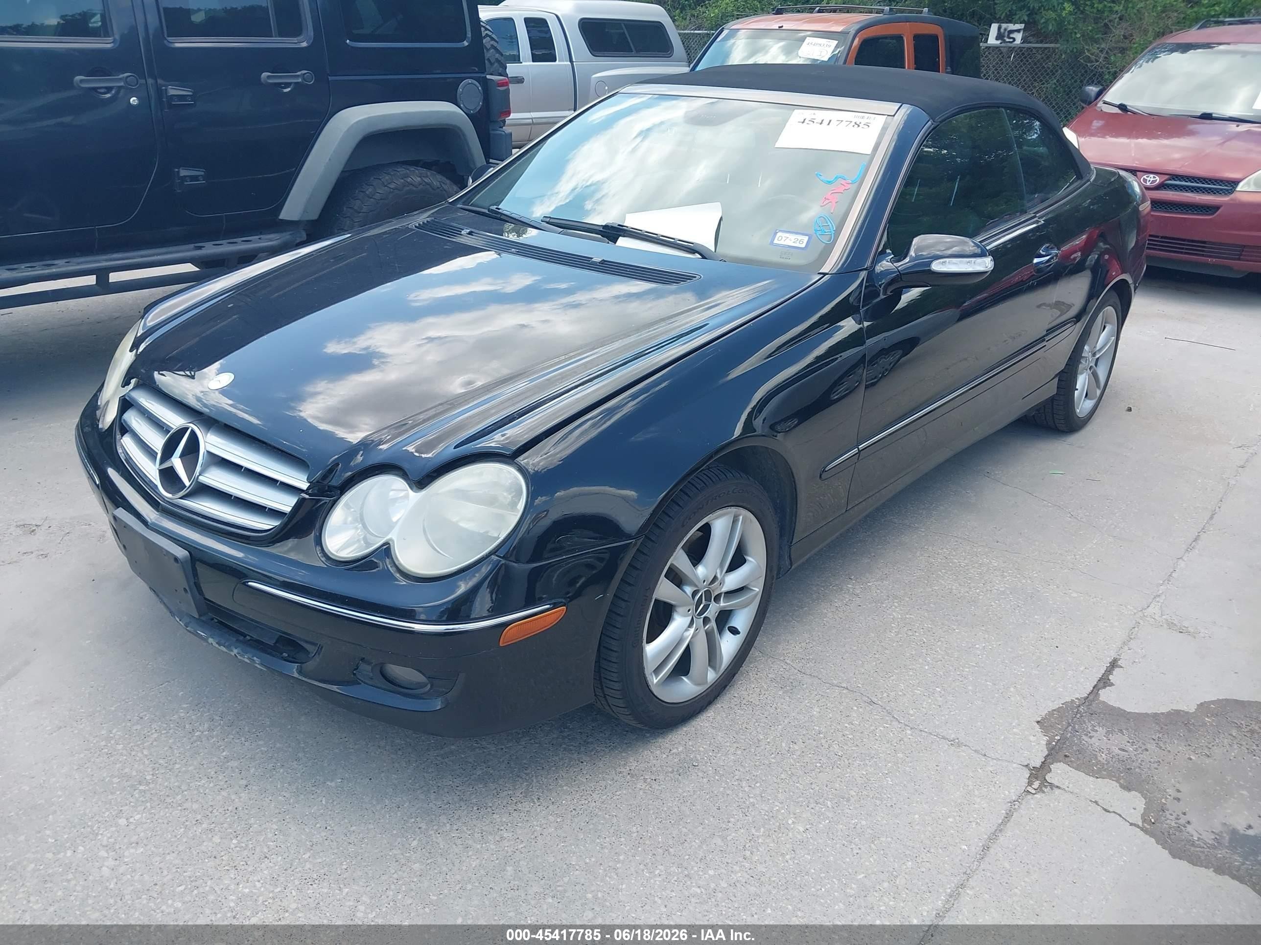 2006 Mercedes-benz Clk 350   Черный vin: WDBTK56G96T066223
