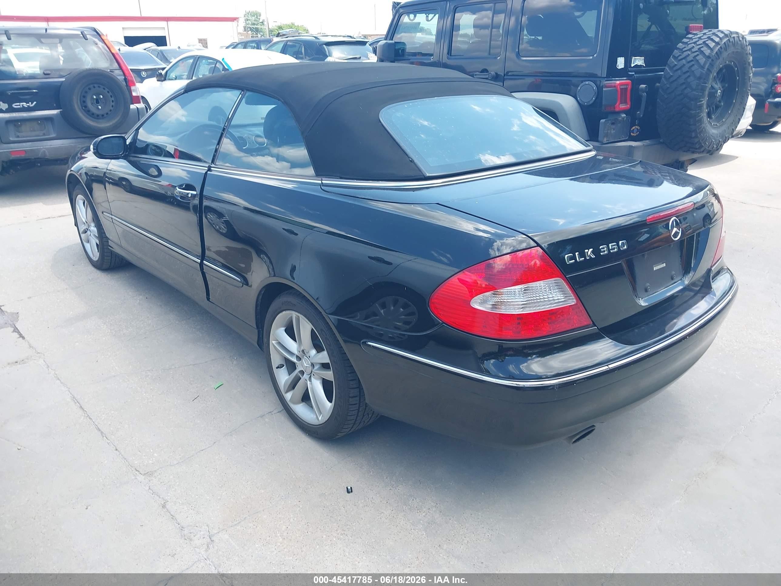 2006 Mercedes-benz Clk 350   Черный vin: WDBTK56G96T066223