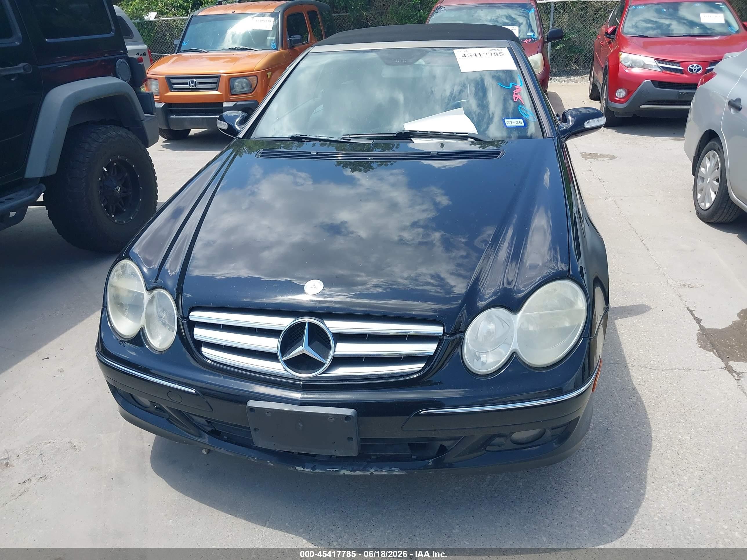 2006 Mercedes-benz Clk 350   Черный vin: WDBTK56G96T066223