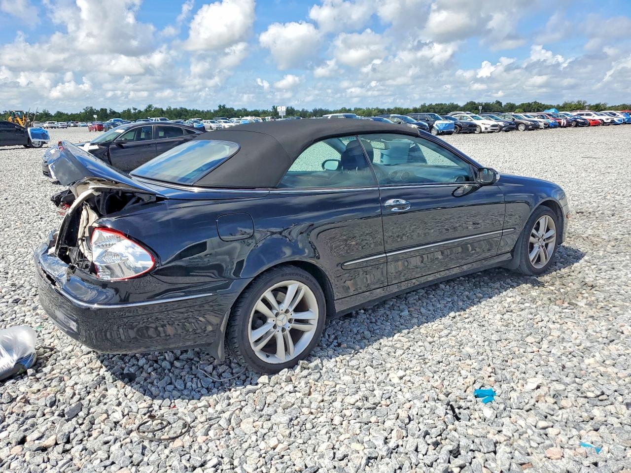 2006 Mercedes-benz Clk 350 Black vin: WDBTK56H36F194447