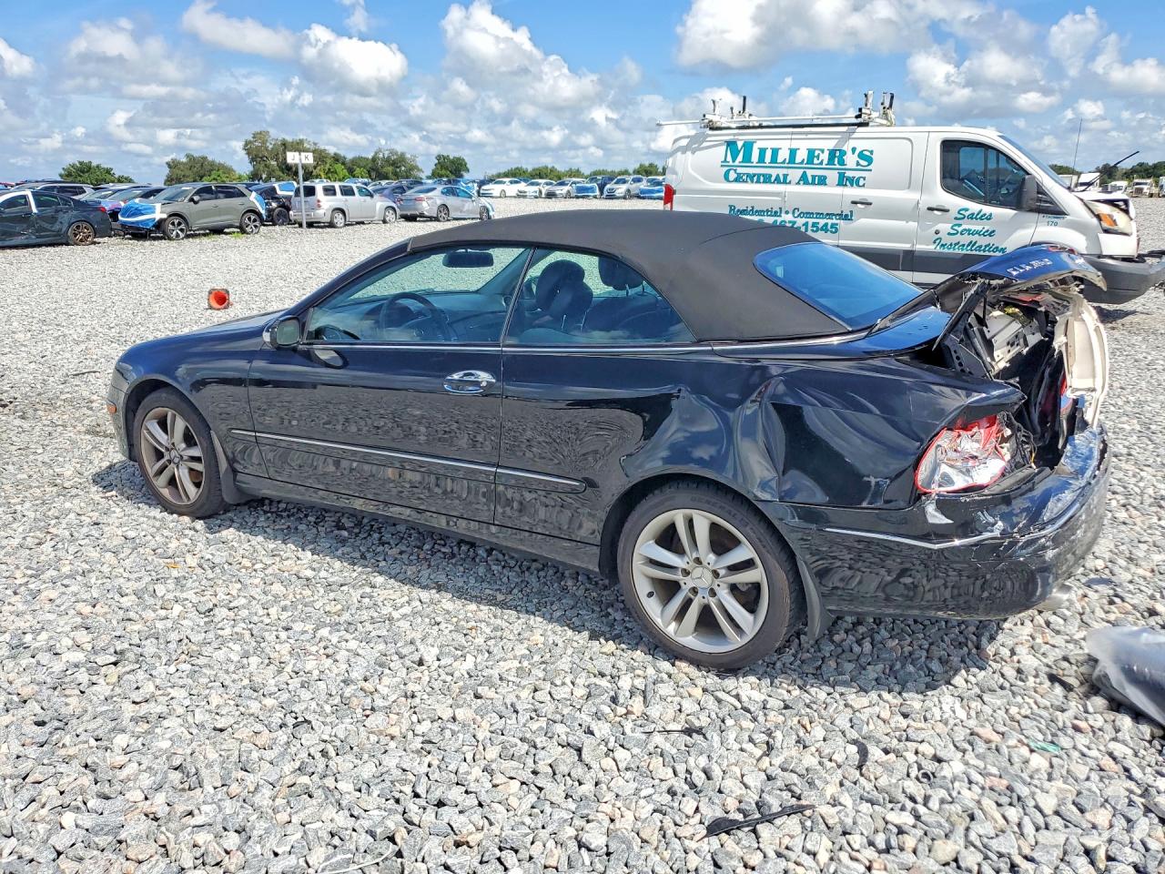 2006 Mercedes-benz Clk 350 Black vin: WDBTK56H36F194447