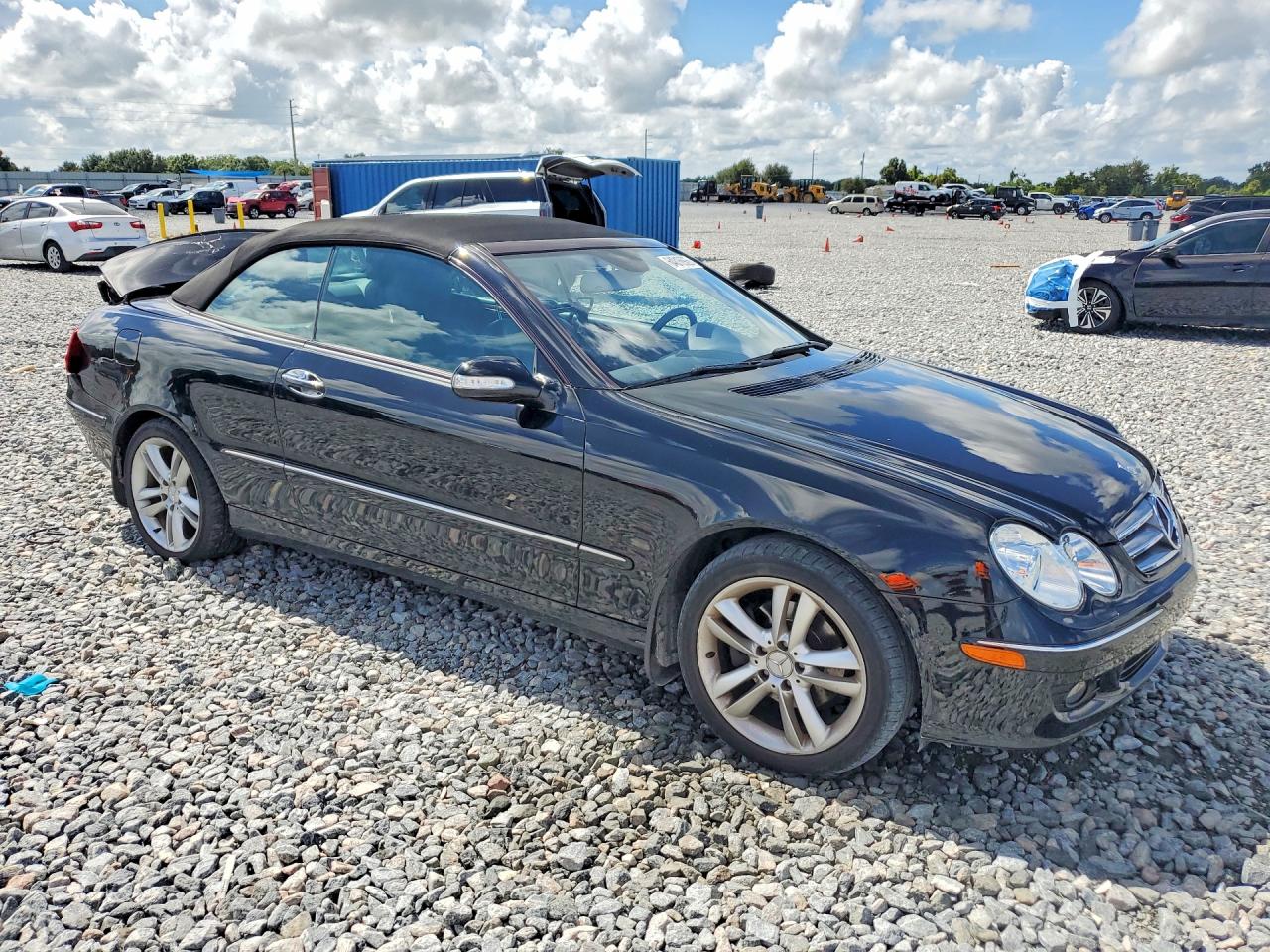 2006 Mercedes-benz Clk 350 Black vin: WDBTK56H36F194447