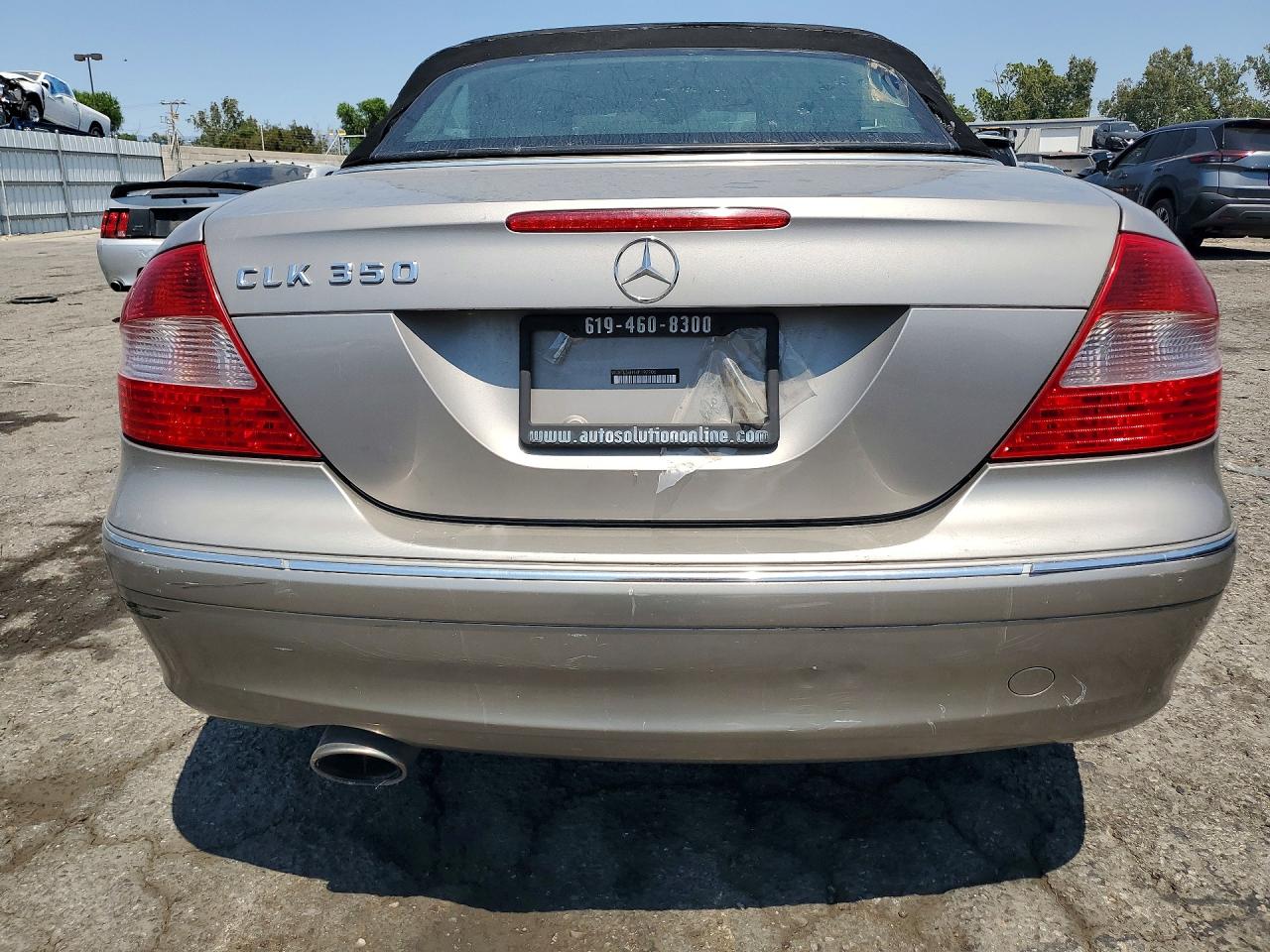 2006 Mercedes-benz Clk 350 Silver vin: WDBTK56H46F192206