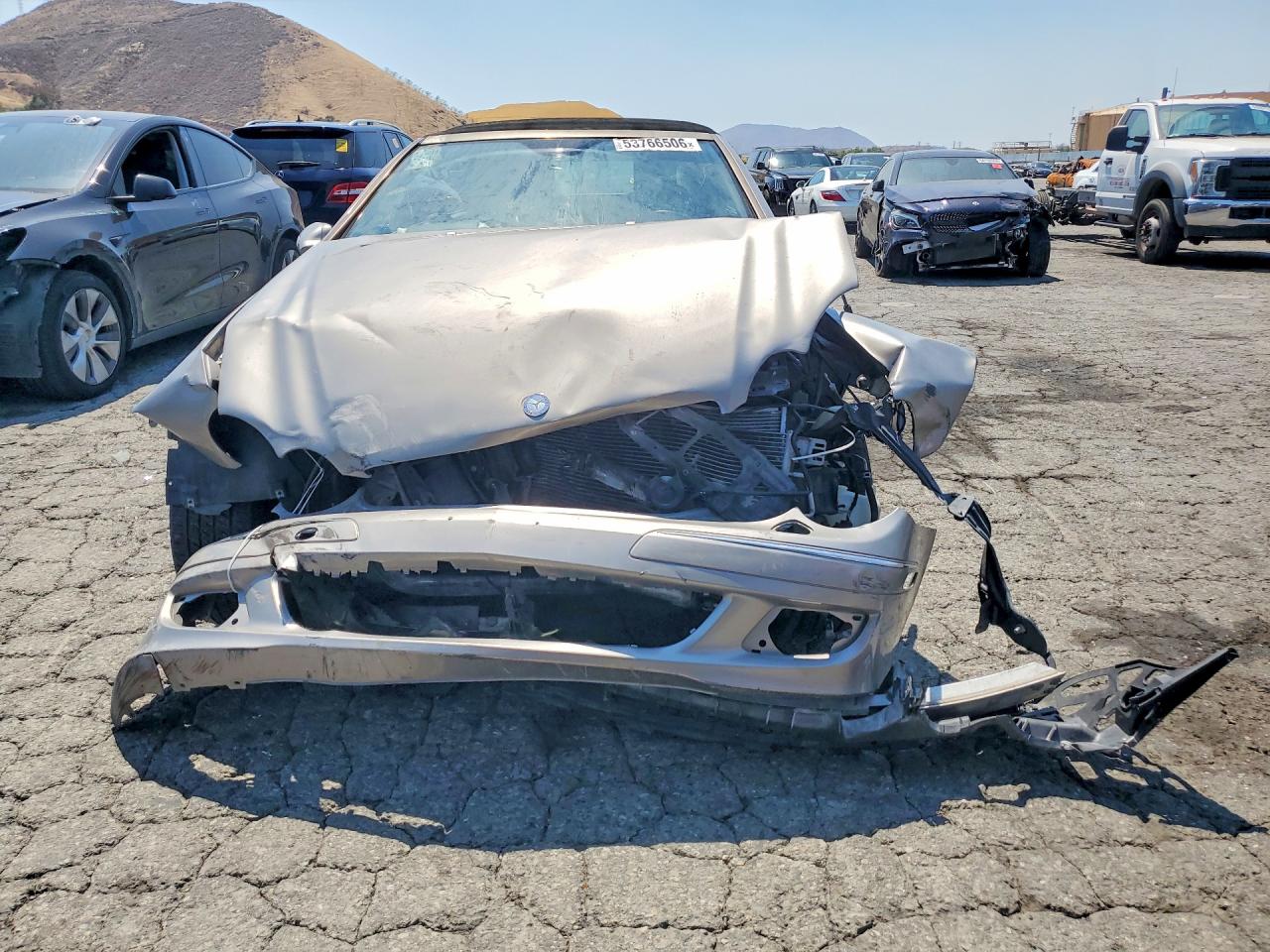 2006 Mercedes-benz Clk 350 Silver vin: WDBTK56H46F192206