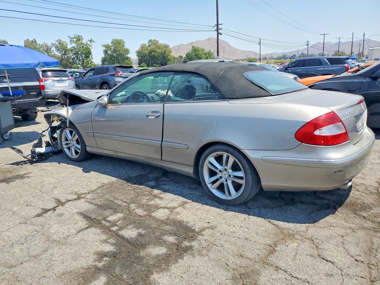 2006 Mercedes-benz Clk 350 Silver vin: WDBTK56H46F192206