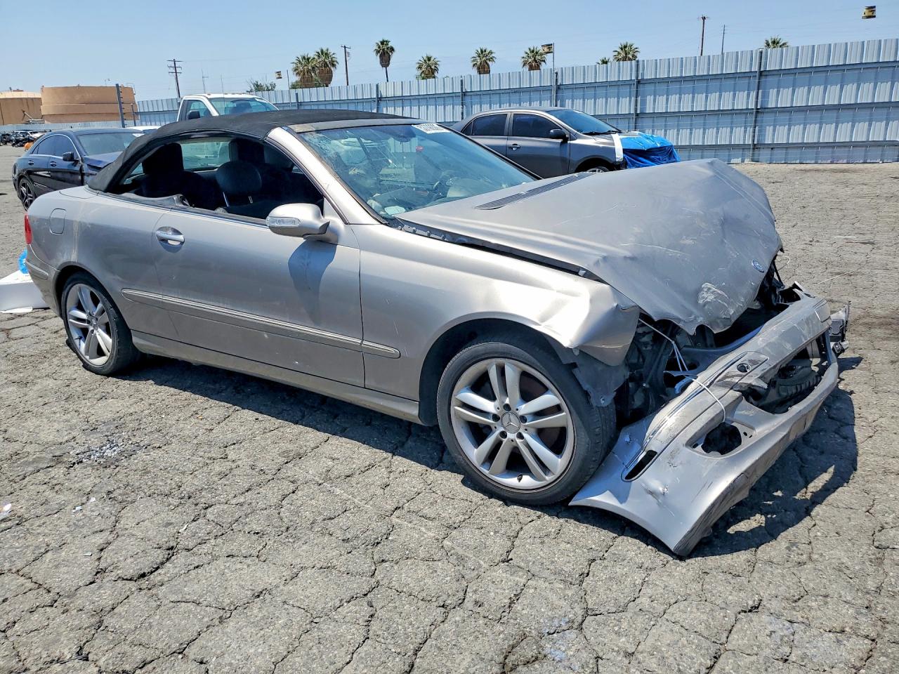 2006 Mercedes-benz Clk 350 Silver vin: WDBTK56H46F192206
