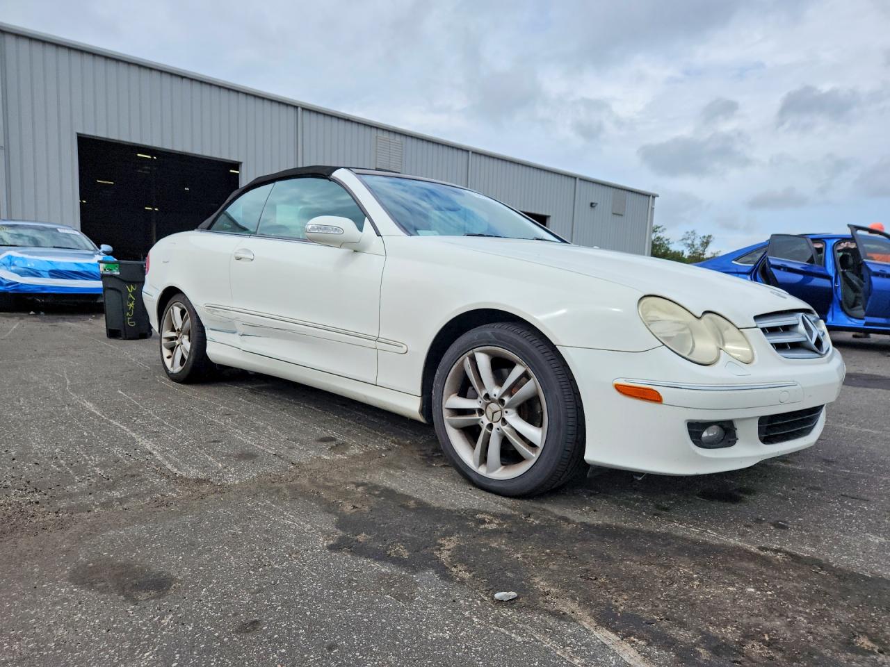 2006 Mercedes-benz Clk 350 Белый vin: WDBTK56H76F192524