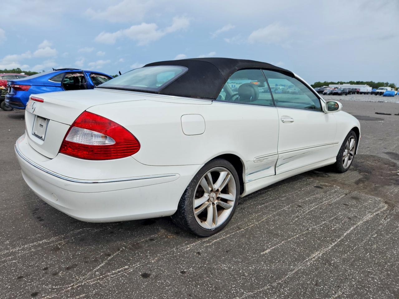 2006 Mercedes-benz Clk 350 Белый vin: WDBTK56H76F192524