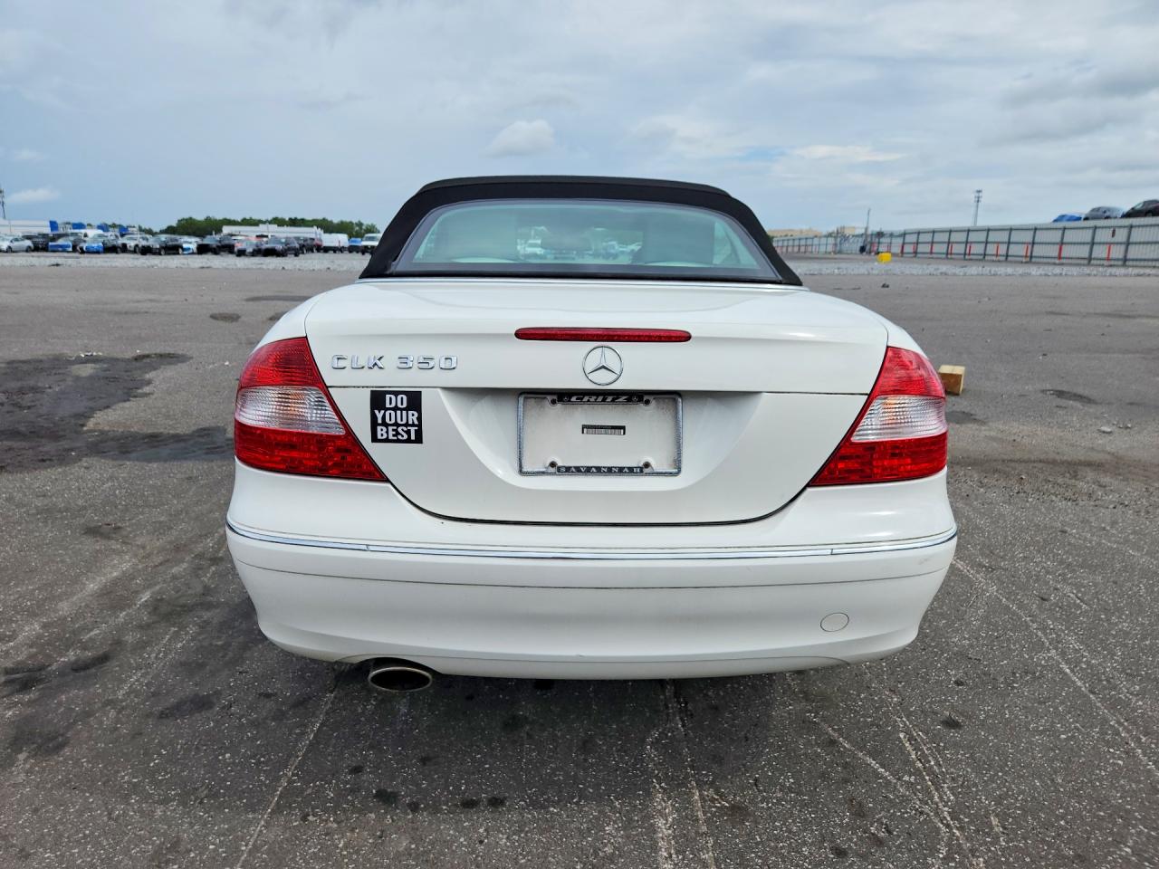 2006 Mercedes-benz Clk 350 Белый vin: WDBTK56H76F192524