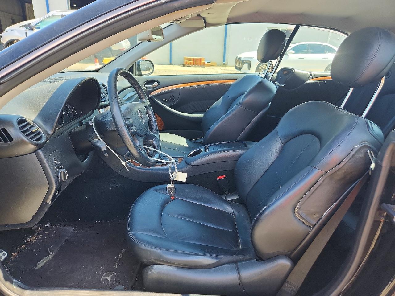 2006 Mercedes-benz Clk 350 Black vin: WDBTK56H86F194749