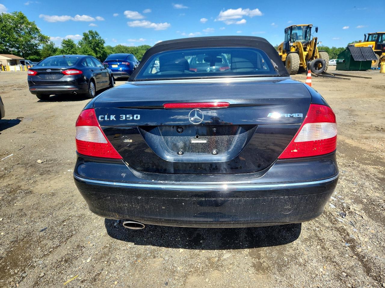 2006 Mercedes-benz Clk 350 Black vin: WDBTK56H86F194749