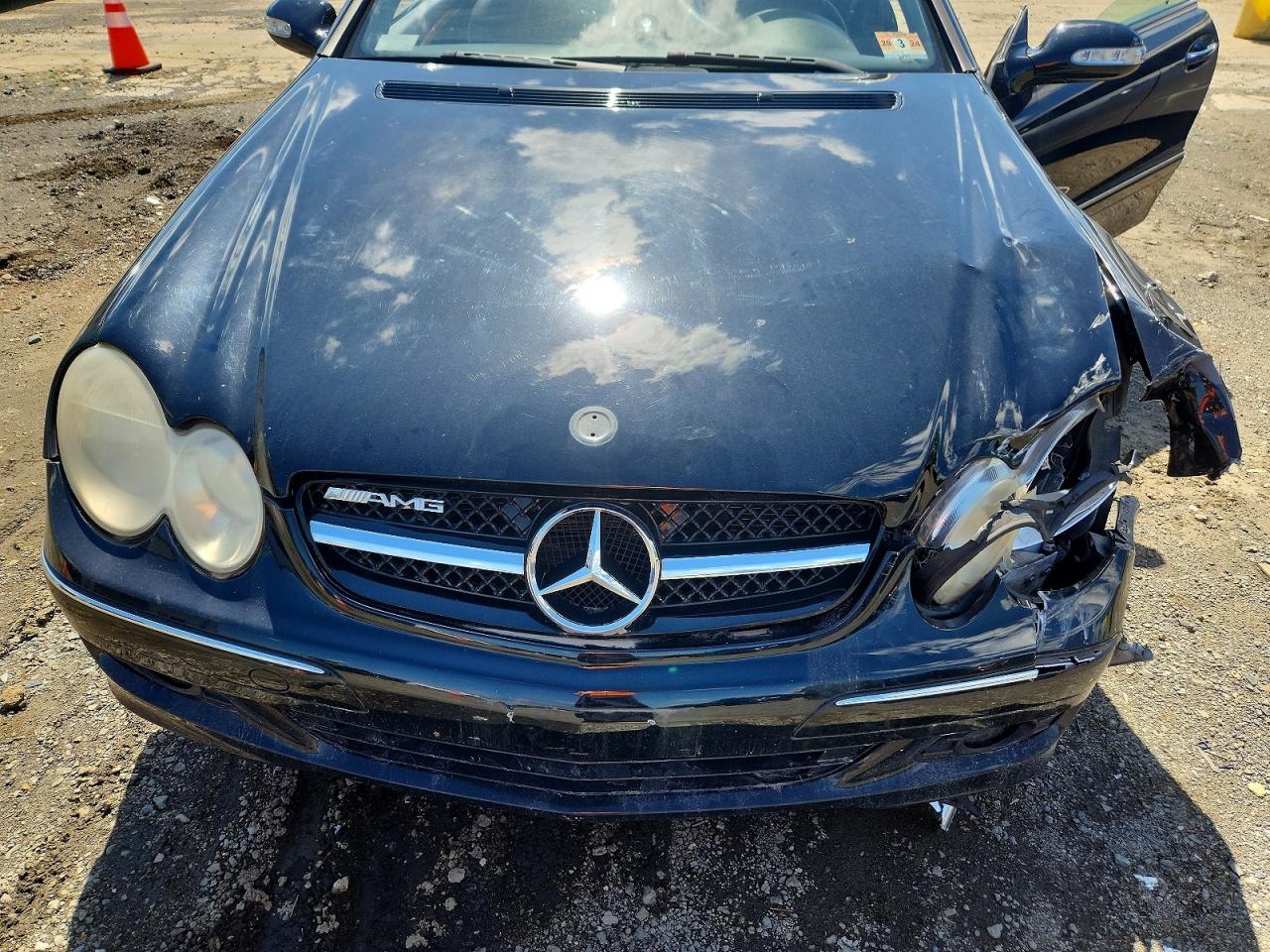 2006 Mercedes-benz Clk 350 Black vin: WDBTK56H86F194749