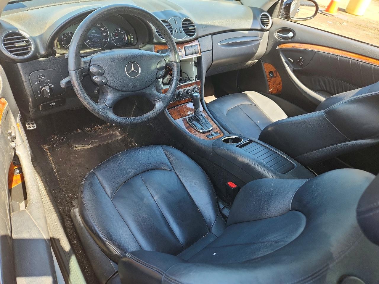 2006 Mercedes-benz Clk 350 Black vin: WDBTK56H86F194749